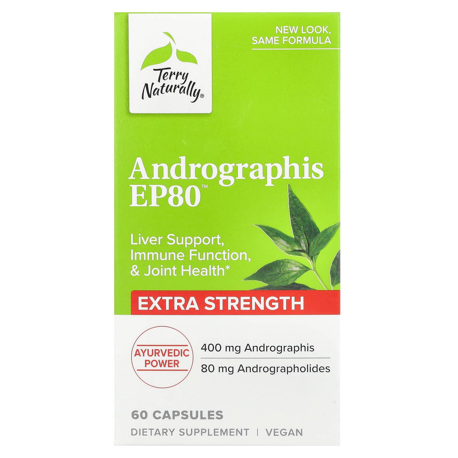 Terry Naturally Andrographis EP80 – 60 gélules de Terry Naturally