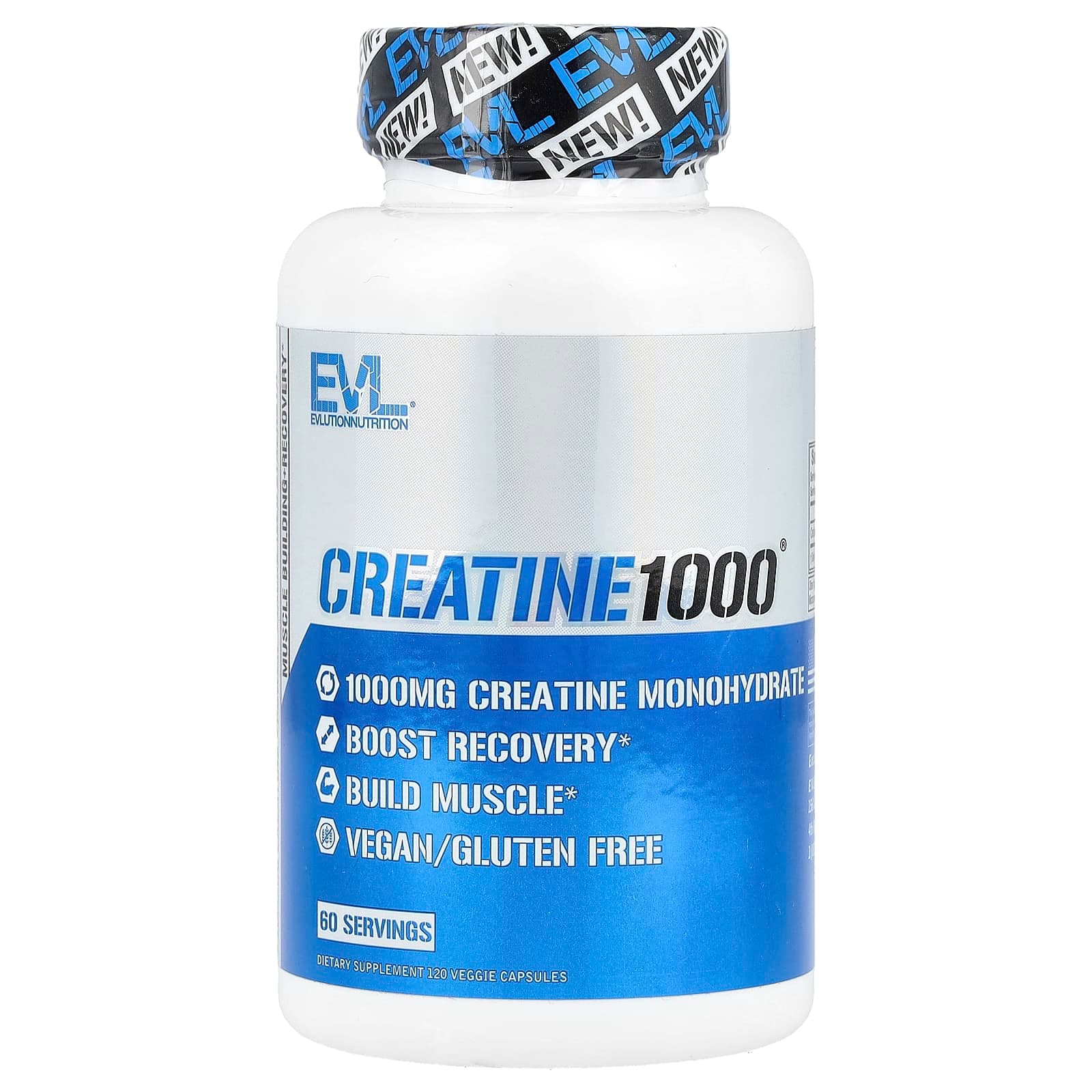 EVLution Nutrition Creatine1000 – 120 gélules végétales de EVLution Nutrition