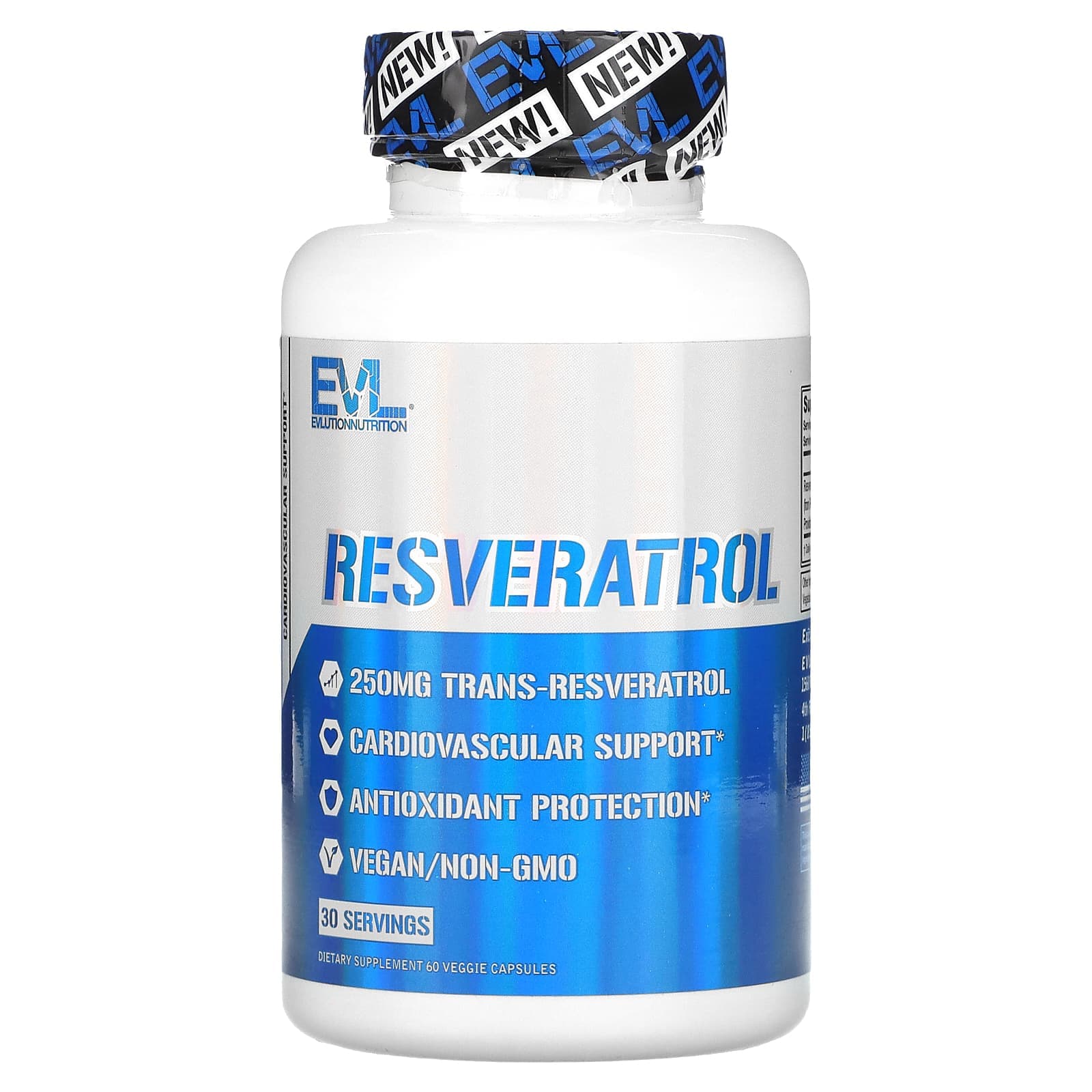 EVLution Nutrition Resveratrol – 60 gélules végétales de EVLution Nutrition