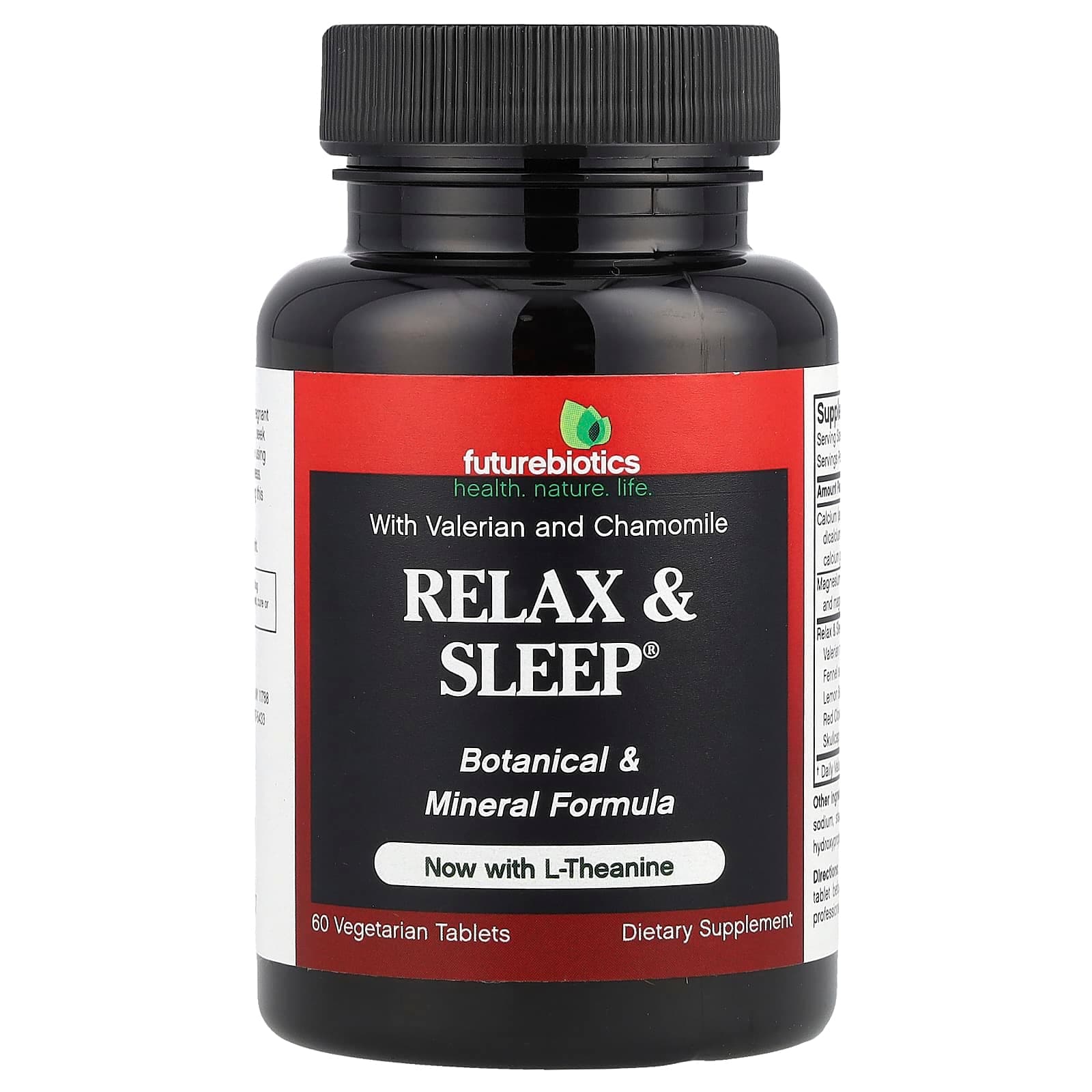Futurebiotics Relax & Sleep with L-Theanine, 60 Vegetarian Tablets de Futurebiotics