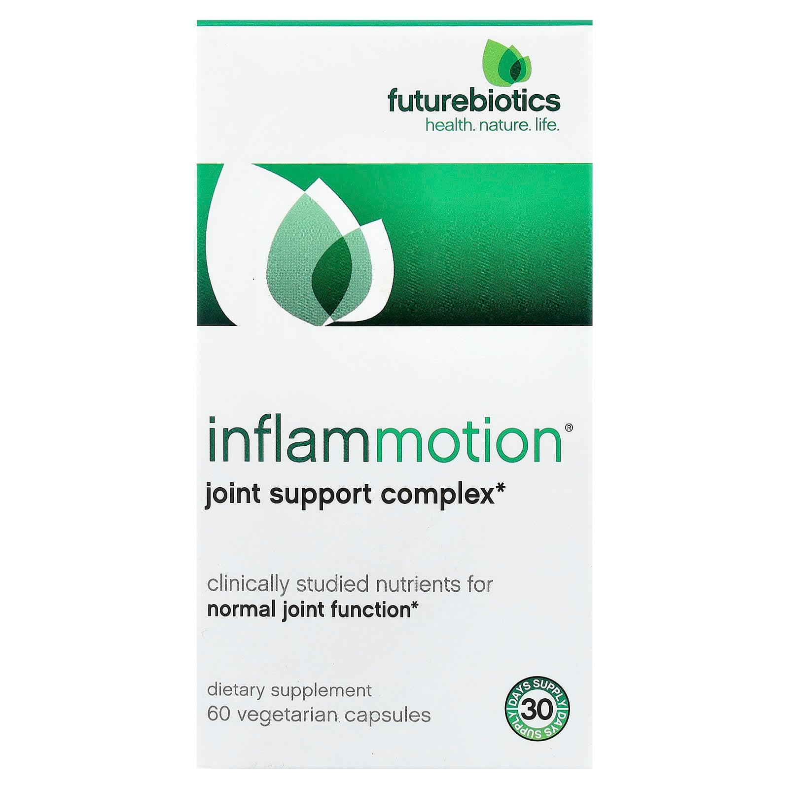 Futurebiotics InflamMotion, Joint Support Complex – 60 gélules végétales de Futurebiotics