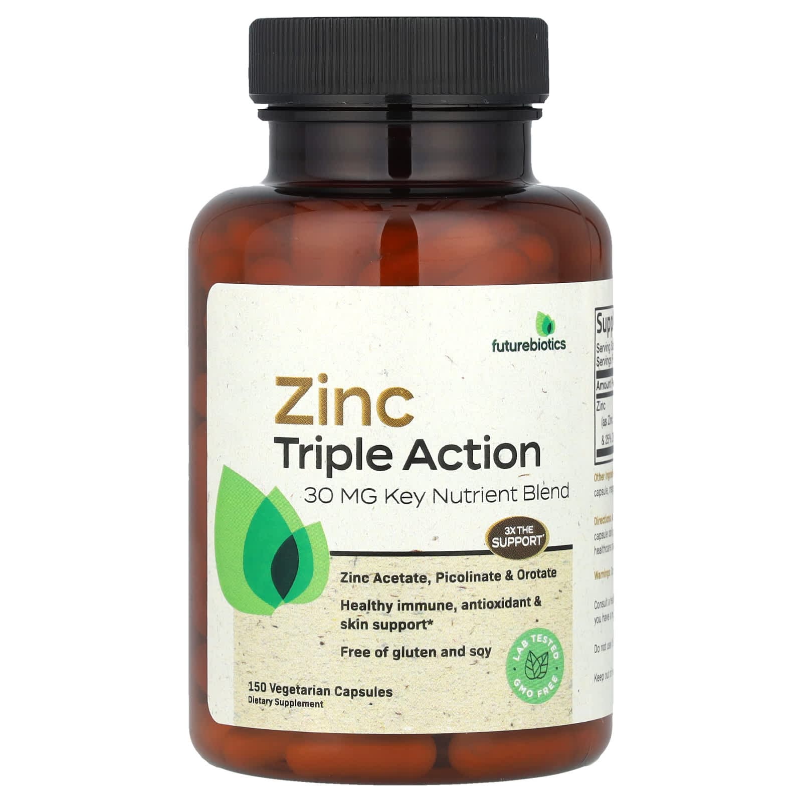 Futurebiotics Zinc Triple Action – 150 gélules végétales de Futurebiotics