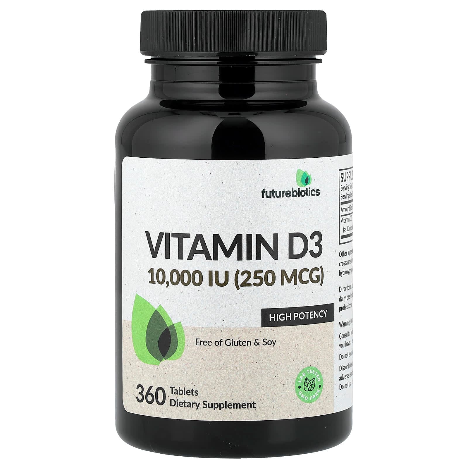 Futurebiotics Vitamin D3 – 360 comprimés de Futurebiotics