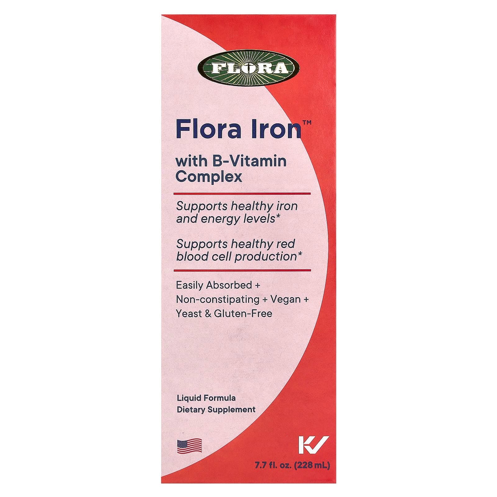 Flora Iron with B-Vitamin Complex – 228 ml de Flora