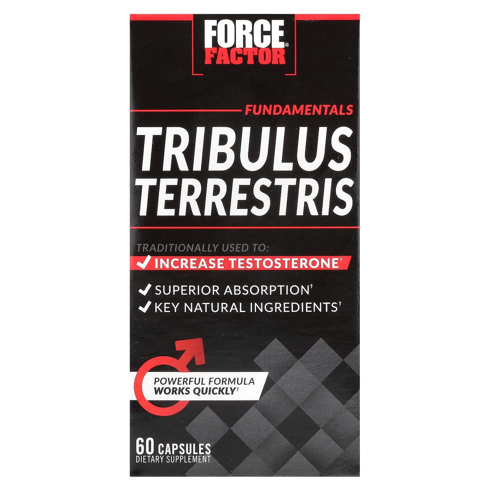 Force Factor Fundamentals, Tribulus Terrestris – 60 gélules de Force Factor