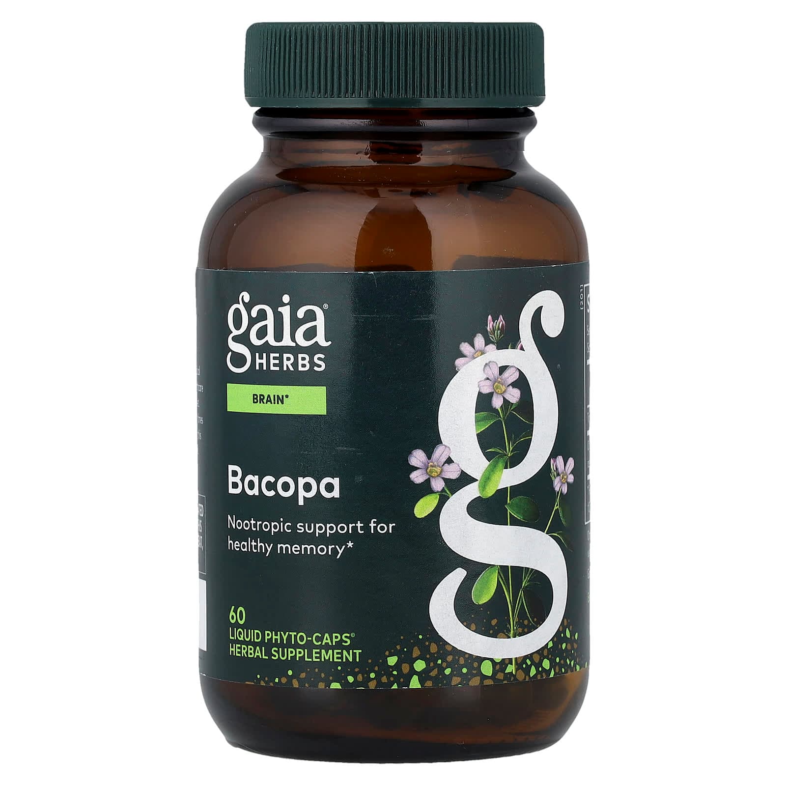 Gaia Herbs Bacopa, 60 Liquid Phyto-Caps (350 mg Per cap) de Gaia Herbs