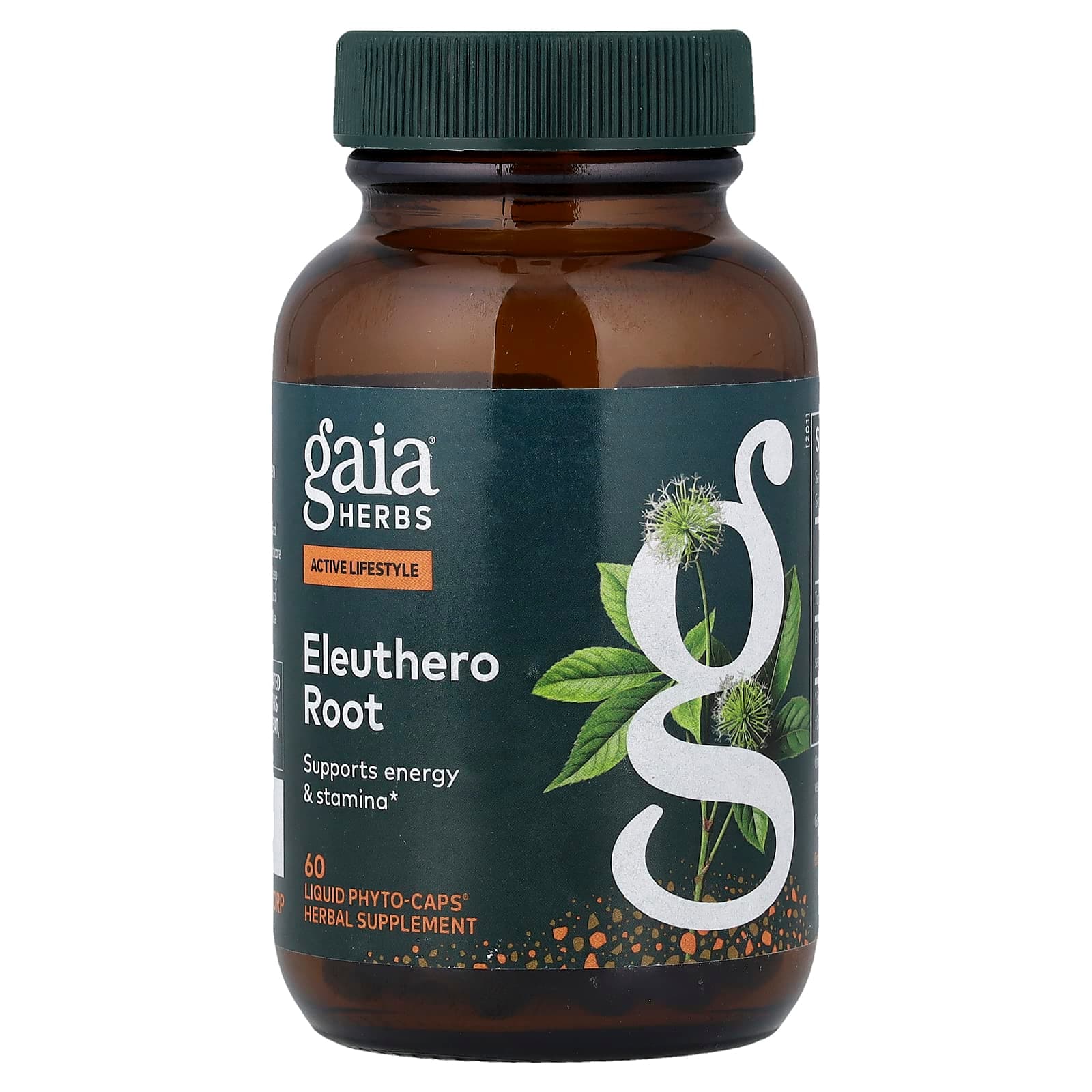 Gaia Herbs Eleuthero Root, 60 Liquid Phyto-Caps (277 mg Per cap) de Gaia Herbs