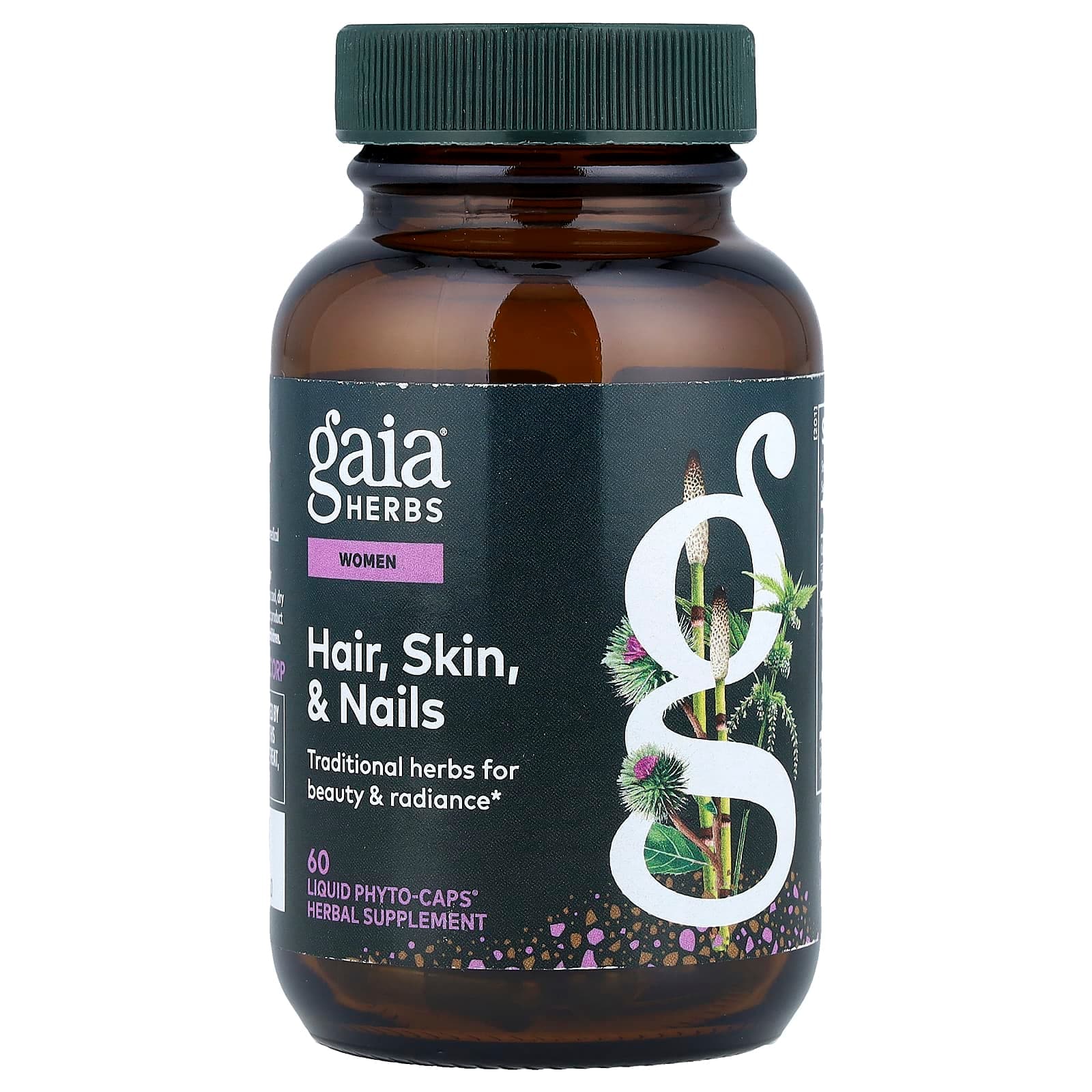 Gaia Herbs Women, Hair, Skin & Nails, 60 Liquid Phyto-Caps de Gaia Herbs