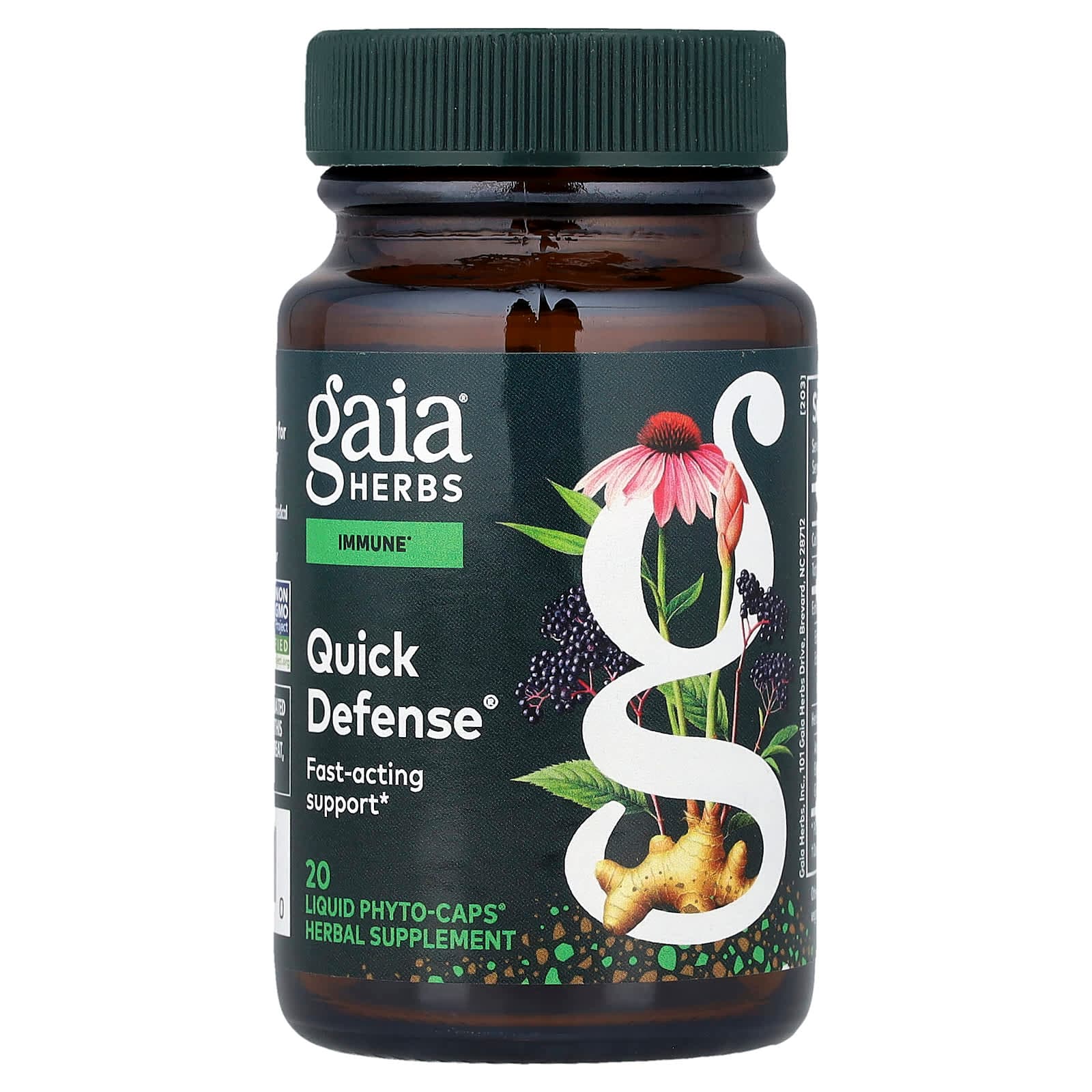 Gaia Herbs Quick Defense, 20 Liquid Phyto-Caps de Gaia Herbs