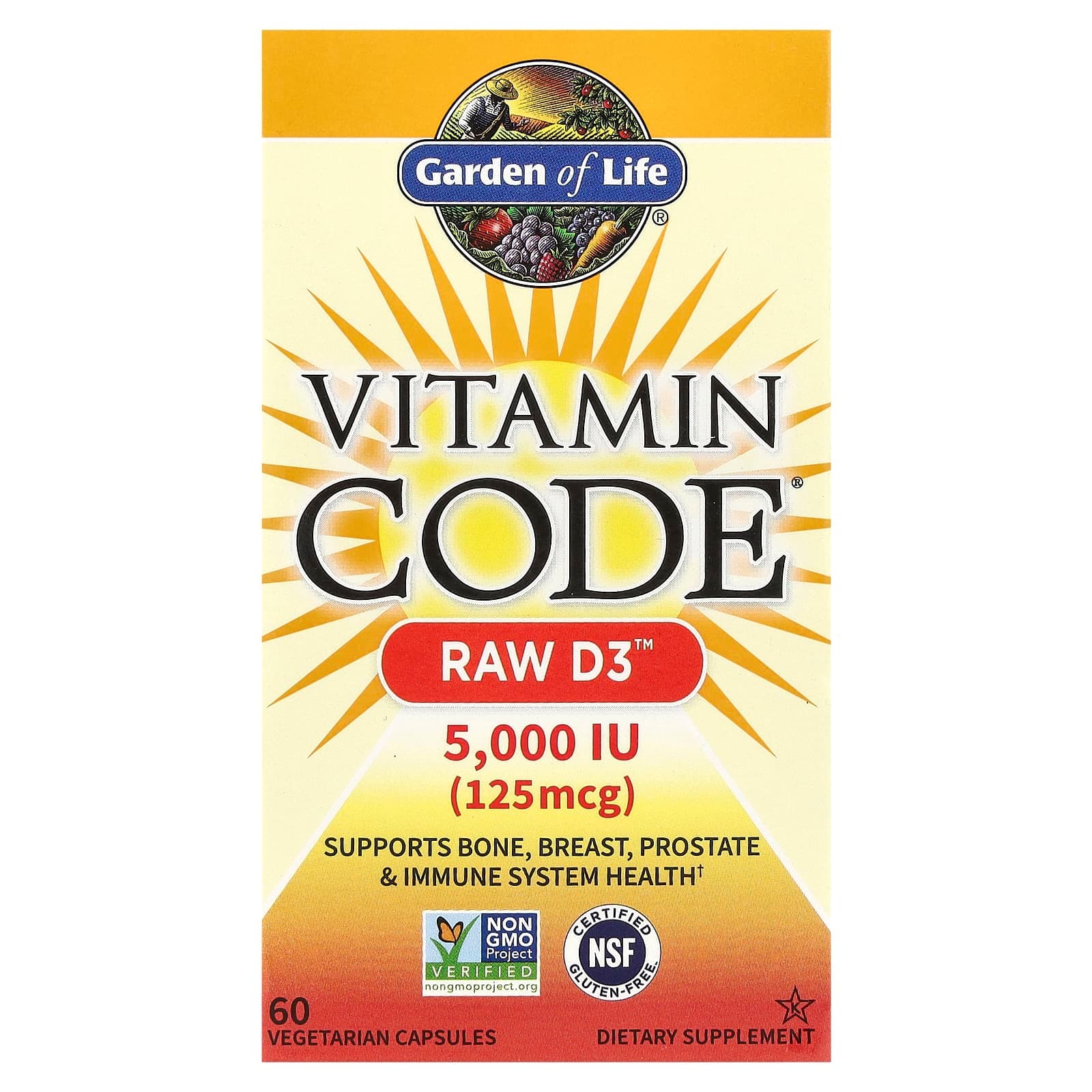 Garden of Life Vitamin Code – 60 gélules végétales de Garden of Life