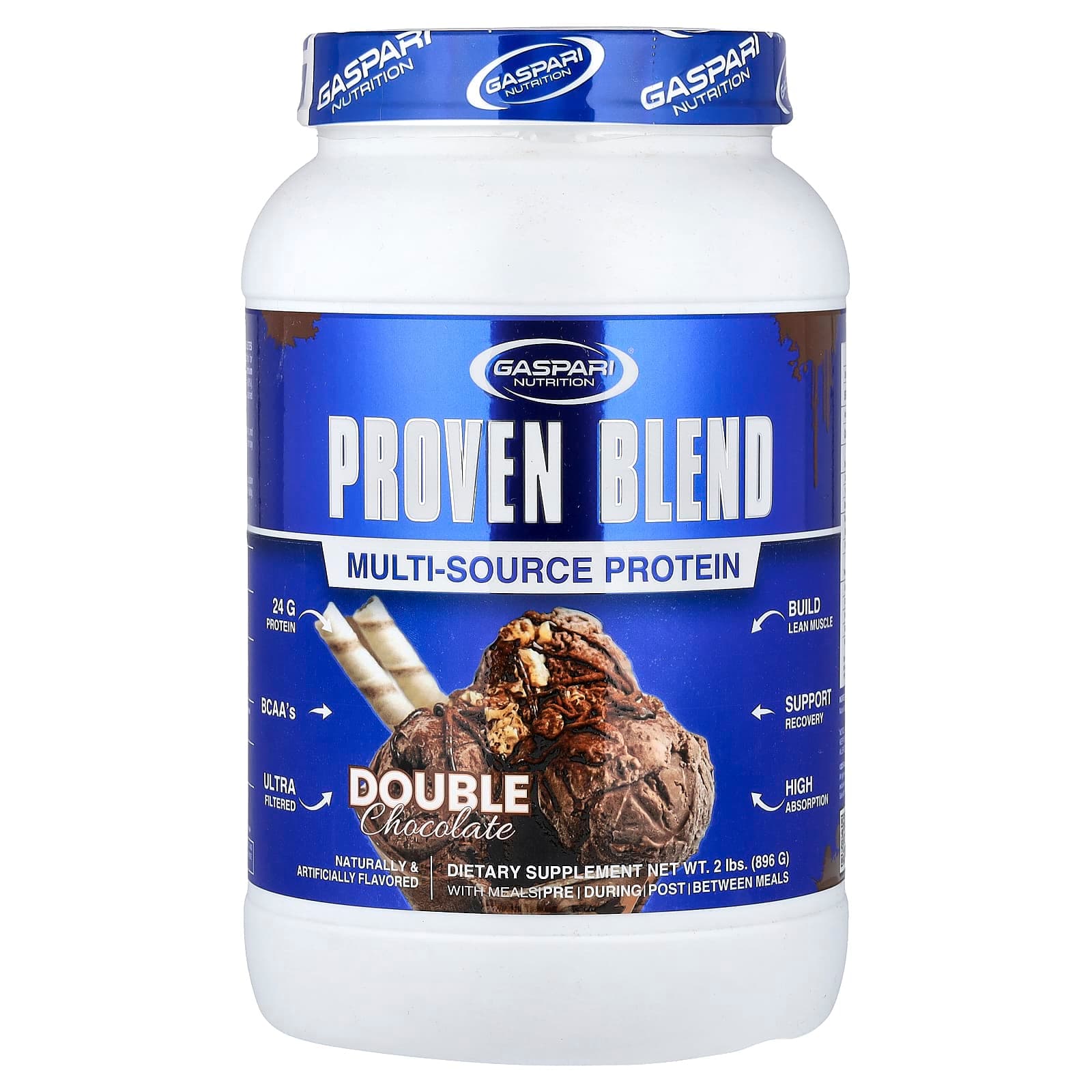 Gaspari Nutrition Proven Blend Multi-Source Protein – Double Chocolate – 896 g de Gaspari Nutrition