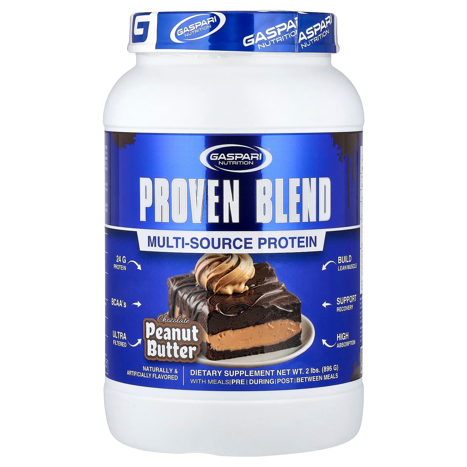 Gaspari Nutrition Proven Blend Multi-Source Protein – Chocolate Peanut Butter – 896 g de Gaspari Nutrition