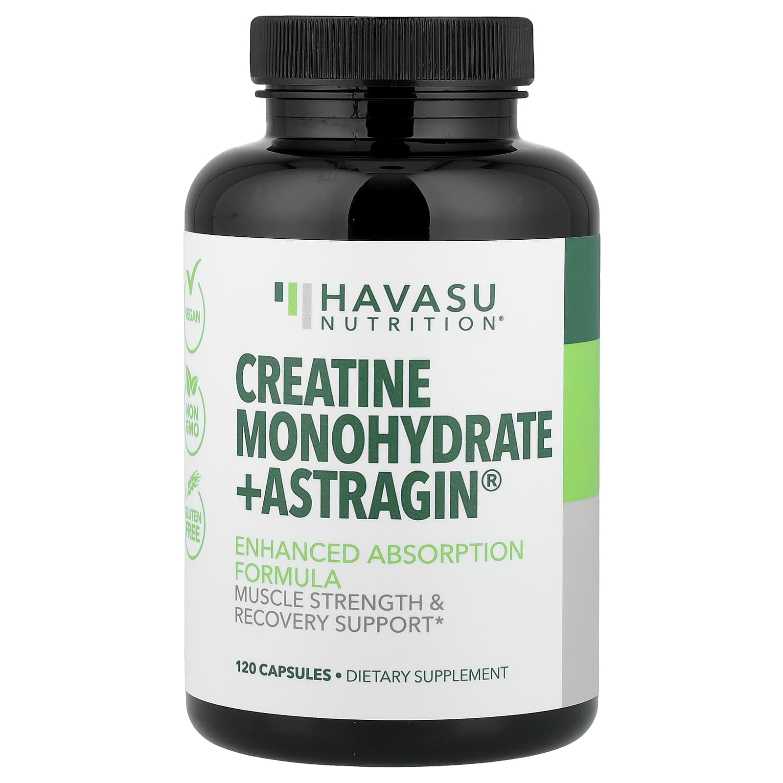 Havasu Nutrition Creatine Monohydrate + Astragin – 120 gélules de Havasu Nutrition