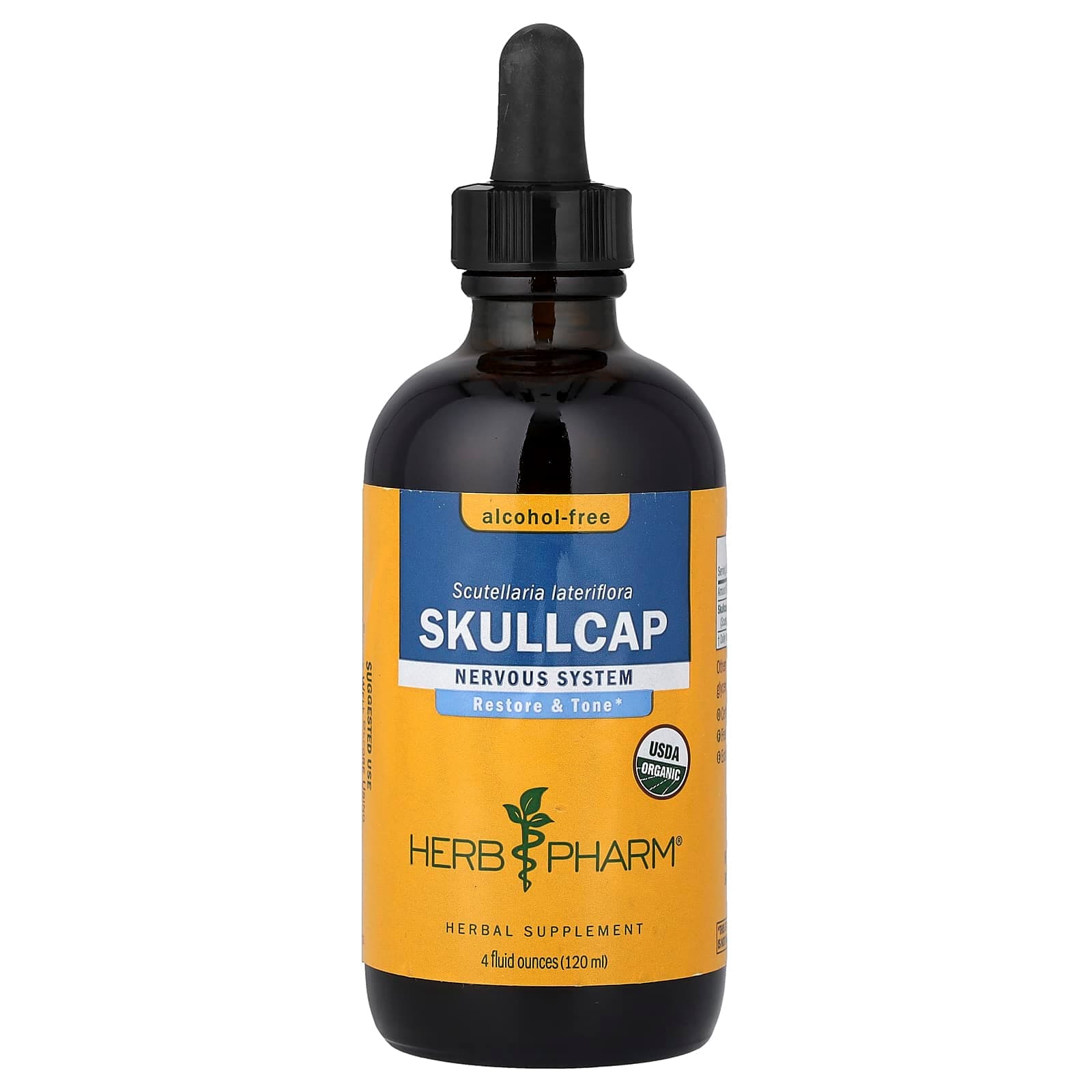 Herb Pharm Skullcap, Alcohol-Free – 120 ml de Herb Pharm