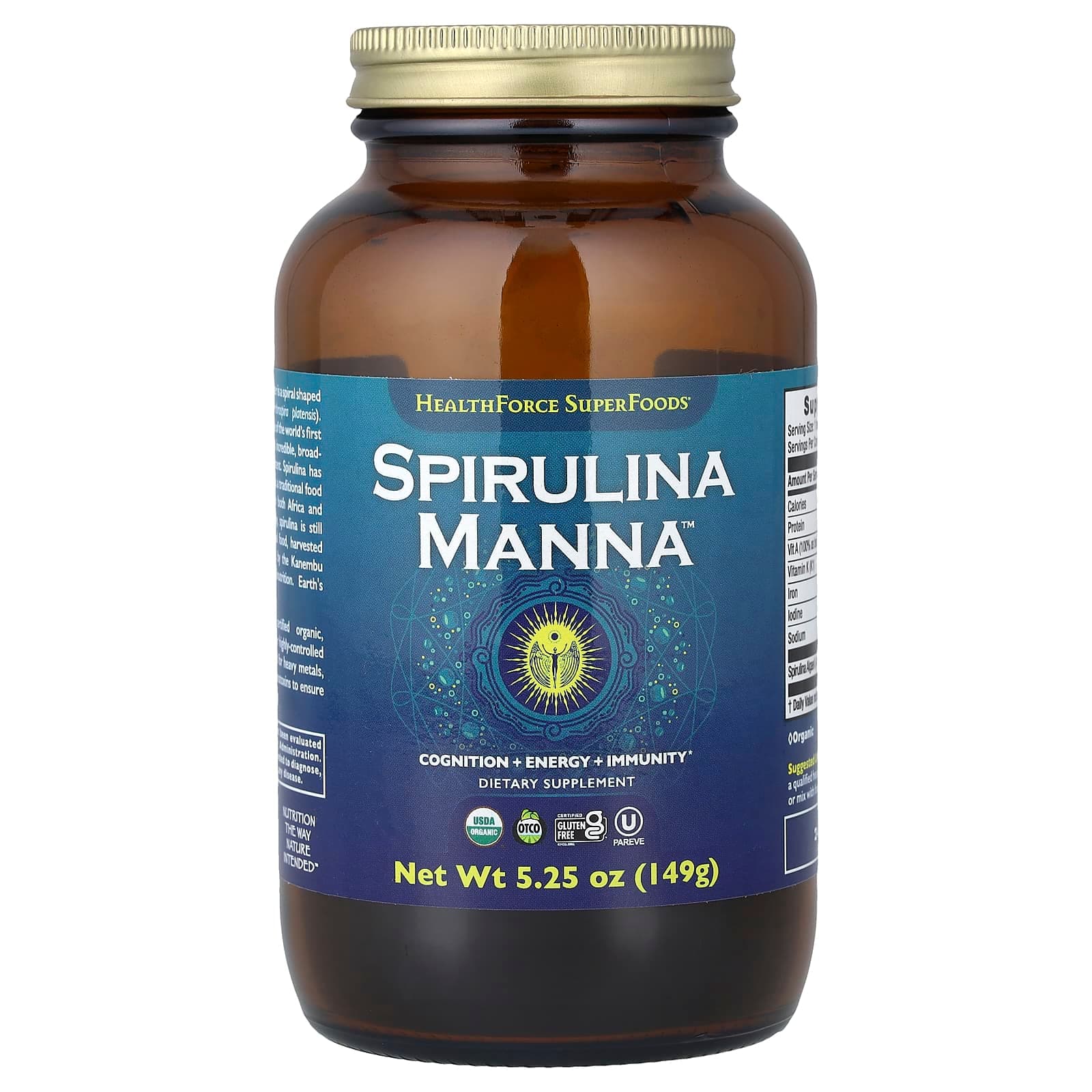 HealthForce Superfoods Spirulina Manna – 149 g de HealthForce Superfoods