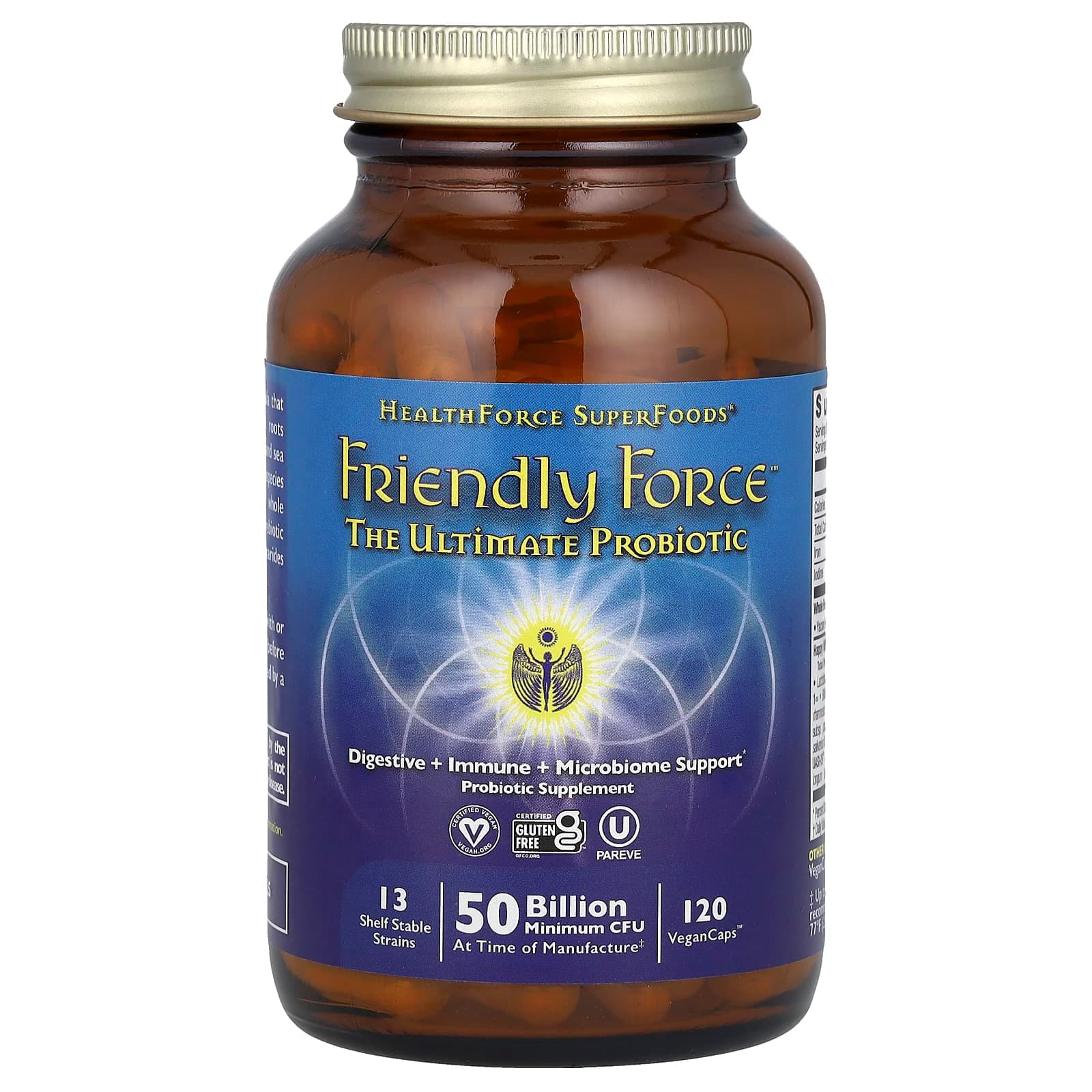 HealthForce Superfoods Friendly Force, The Ultimate Probiotic – 120 gélules véganes de HealthForce Superfoods