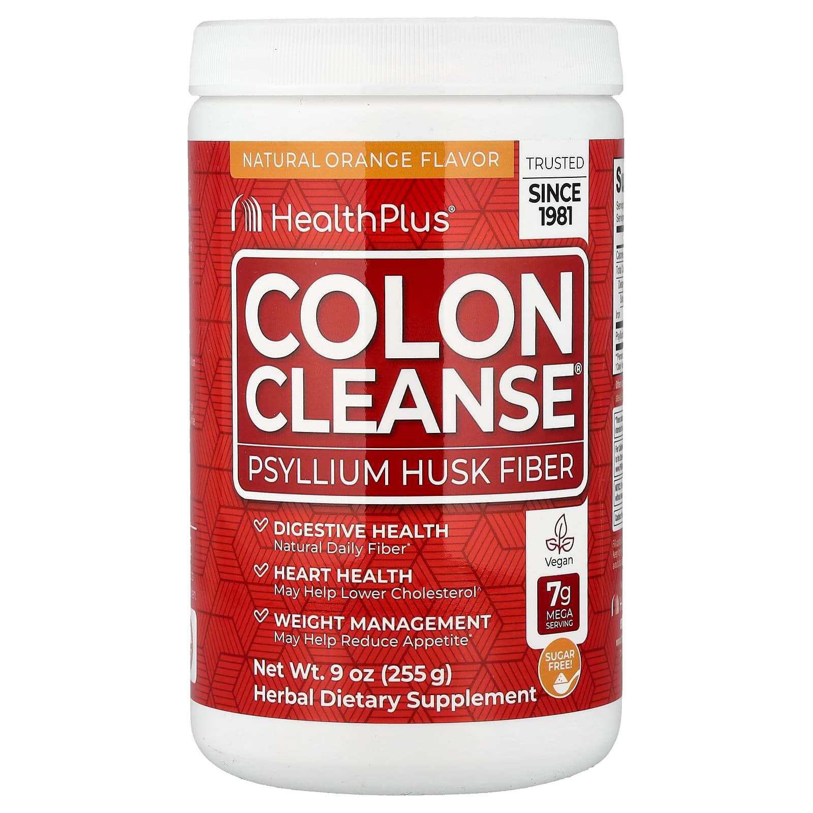 Health Plus Colon Cleanse – Natural Orange – 255 g de Health Plus