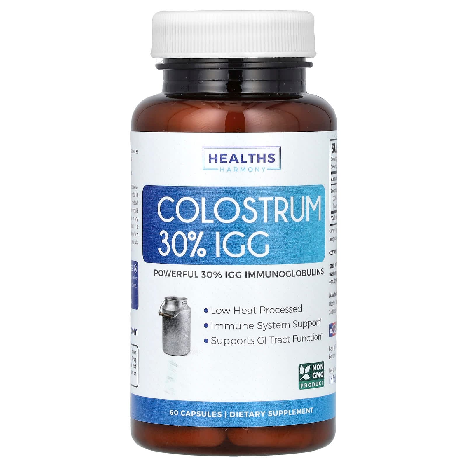 Healths Harmony Colostrum 30% IGG – 60 gélules de Healths Harmony