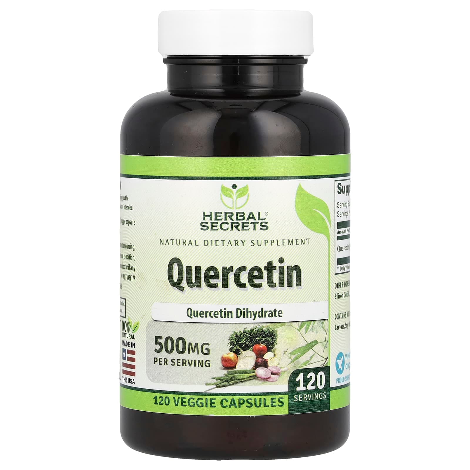 Herbal Secrets Quercetin – 120 gélules végétales de Herbal Secrets