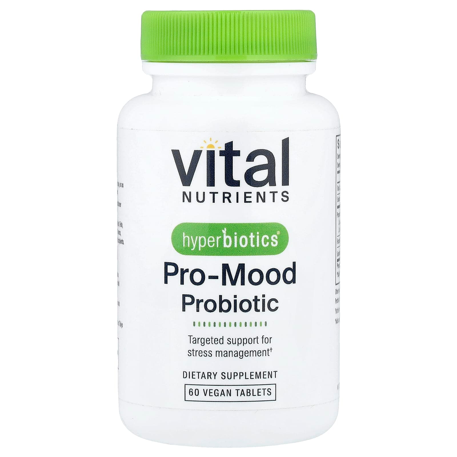 Vital Nutrients Hyperbiotics, Pro-Mood Probiotic, 60 Vegan Tablets de Vital Nutrients