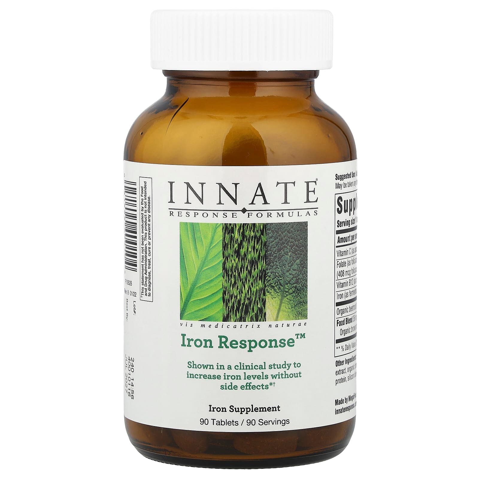 Innate Response Formulas Iron Response – 90 comprimés de Innate Response Formulas
