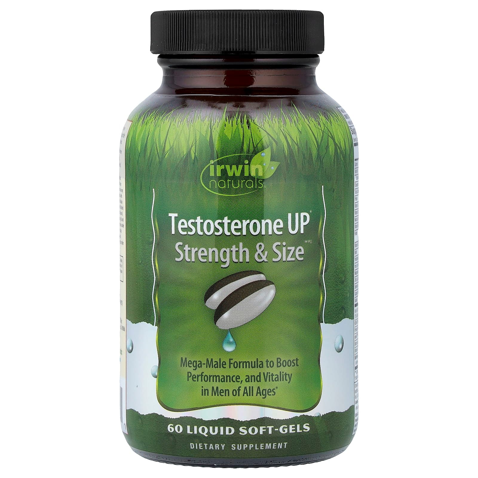 Irwin Naturals Testosterone UP Strength & Size, 60 Liquid Softgels de Irwin Naturals
