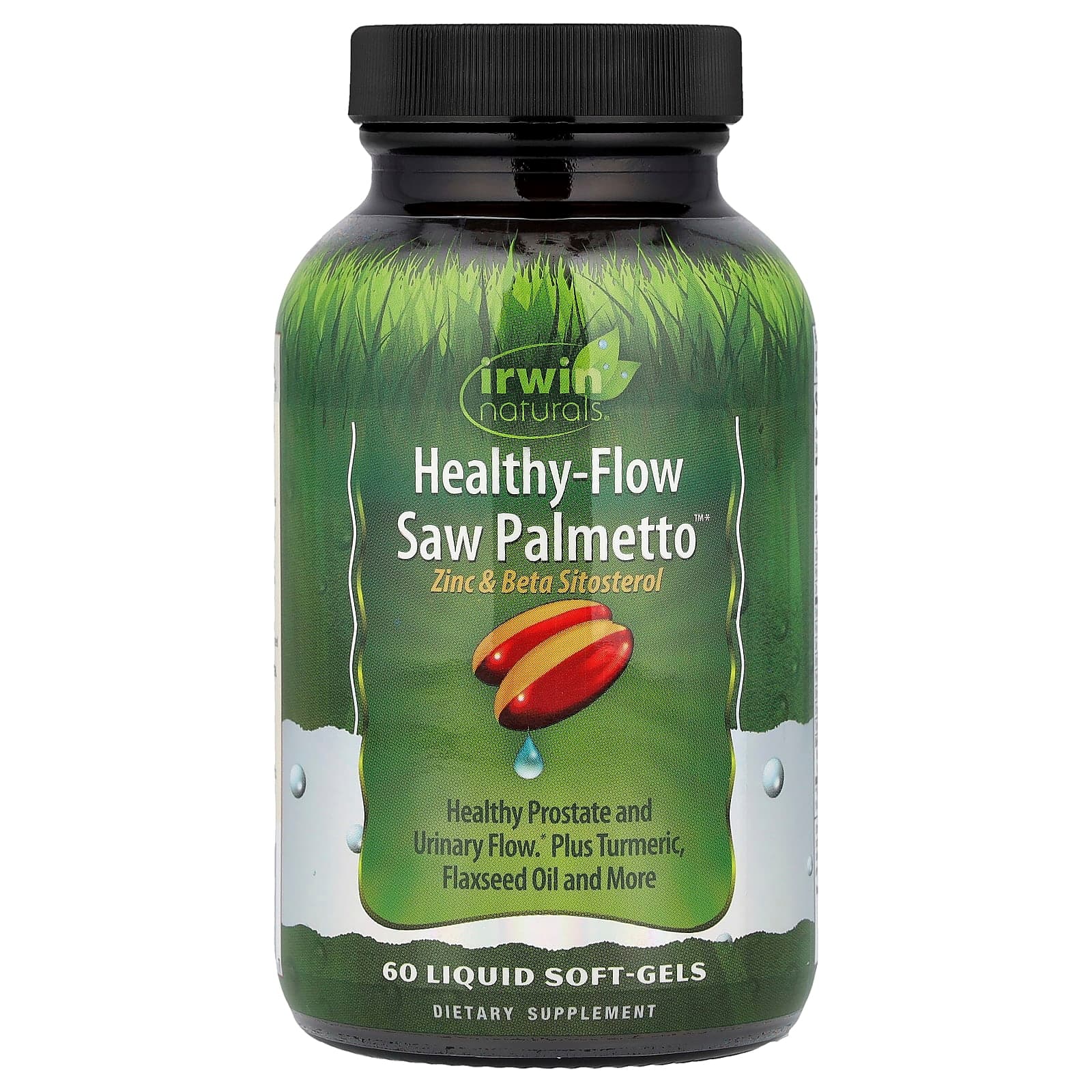 Irwin Naturals Healthy-Flow Saw Palmetto, 60 Liquid Soft-Gels de Irwin Naturals