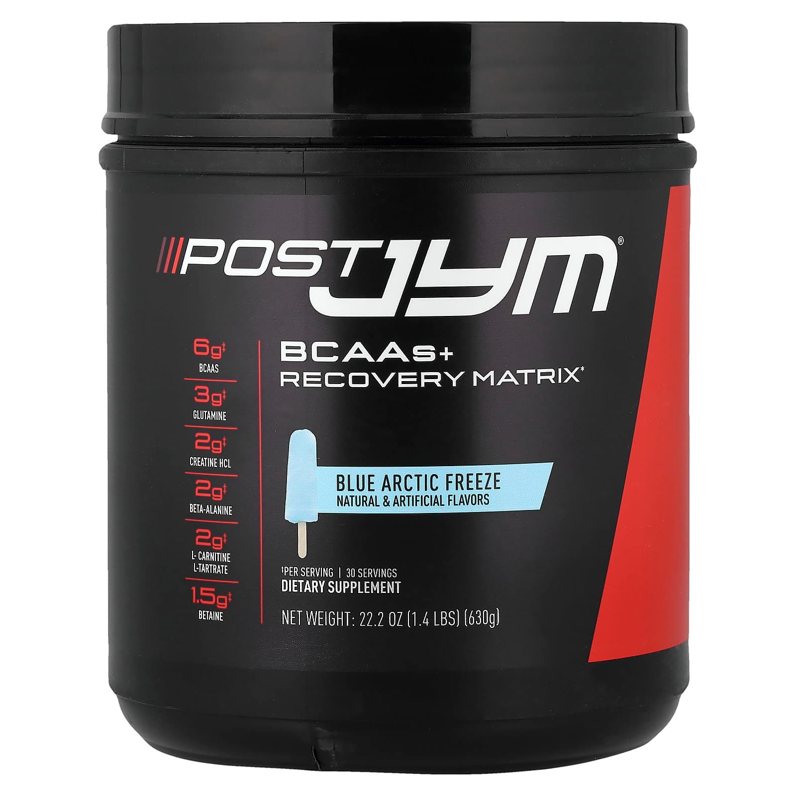 JYM Supplement Science Post JYM, BCAAs + Recovery Matrix, Blue Artic Freeze – 630 g de JYM Supplement Science