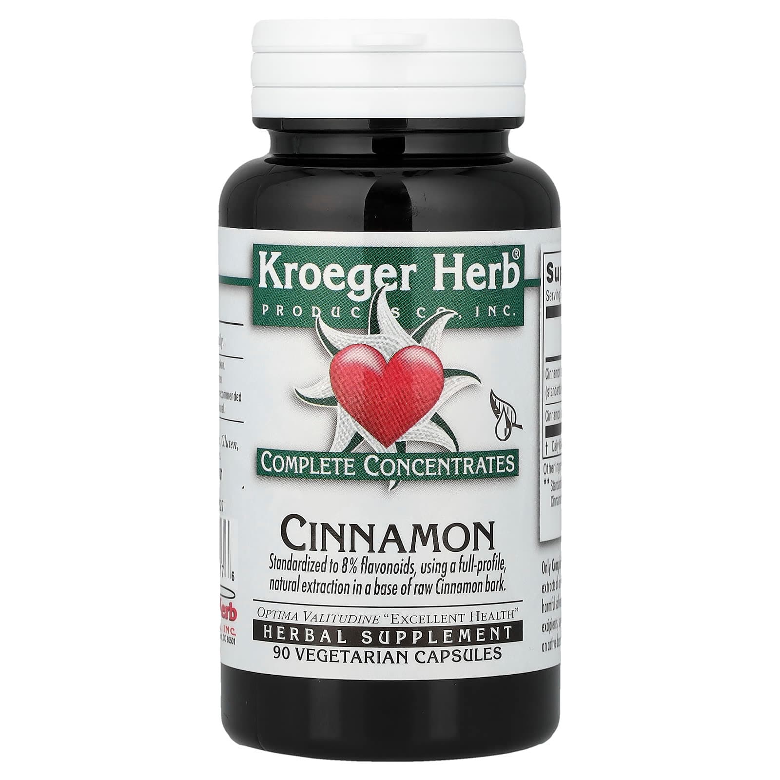 Kroeger Herb Co Complete Concentrates – Cinnamon – 90 gélules végétales de Kroeger Herb