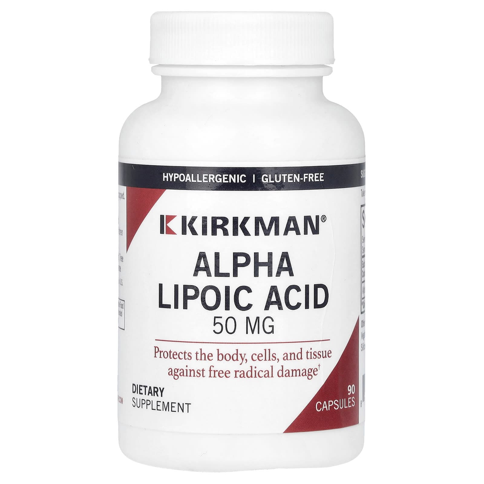 Kirkman Labs Alpha Lipoic Acid – 90 gélules de Kirkman Labs