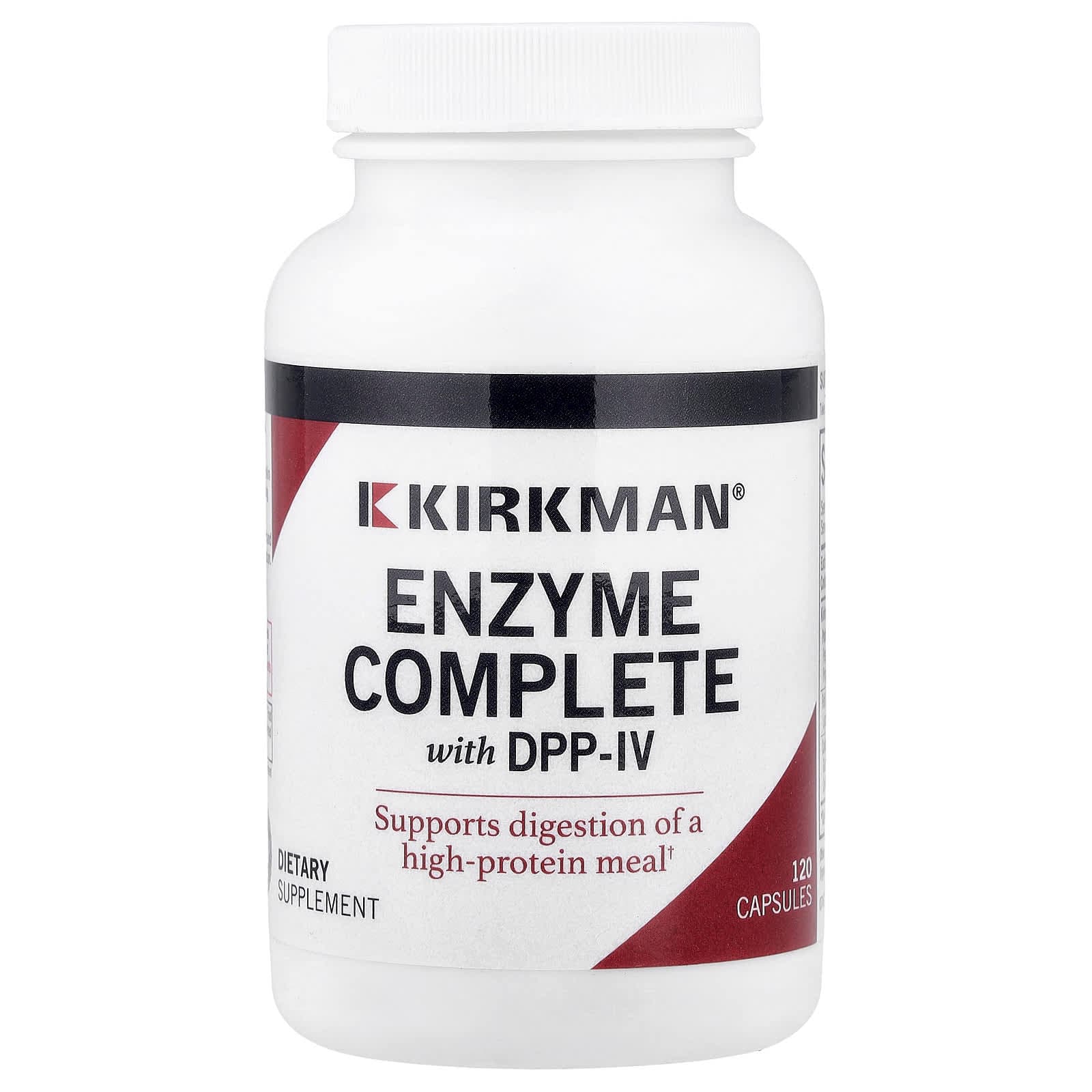 Kirkman Labs Enzyme Complete With DPP-IV – 120 gélules de Kirkman Labs