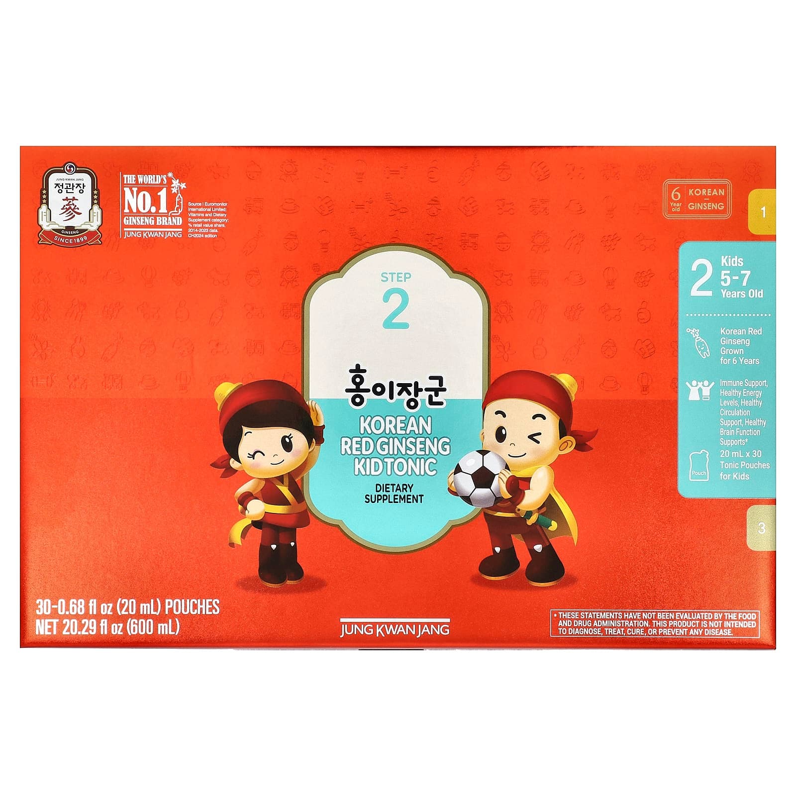 JungKwanJang Korean Red Ginseng Kid Tonic – 20 ml de JungKwanJang