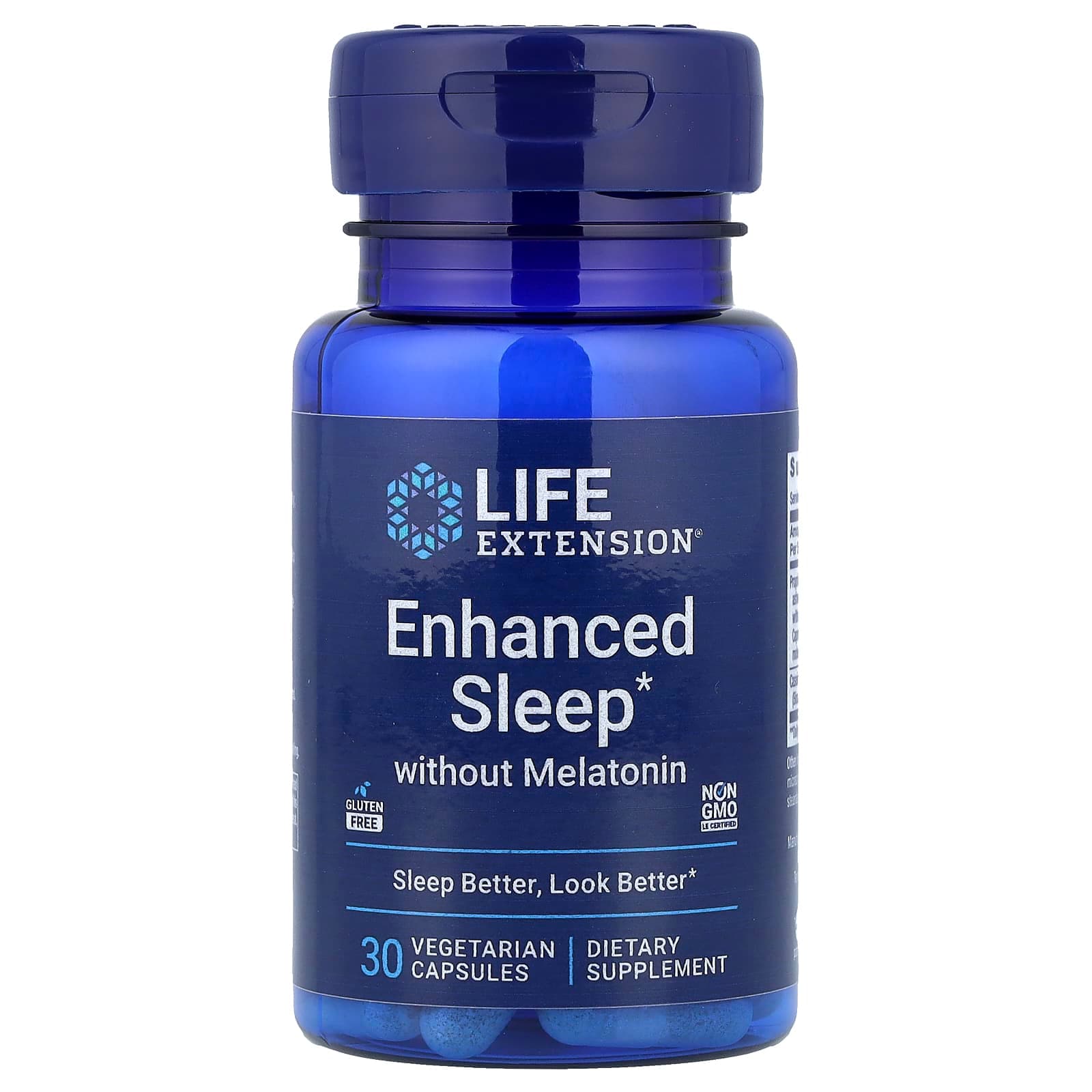 Life Extension Enhanced Sleep without Melatonin – 30 gélules végétales de Life Extension