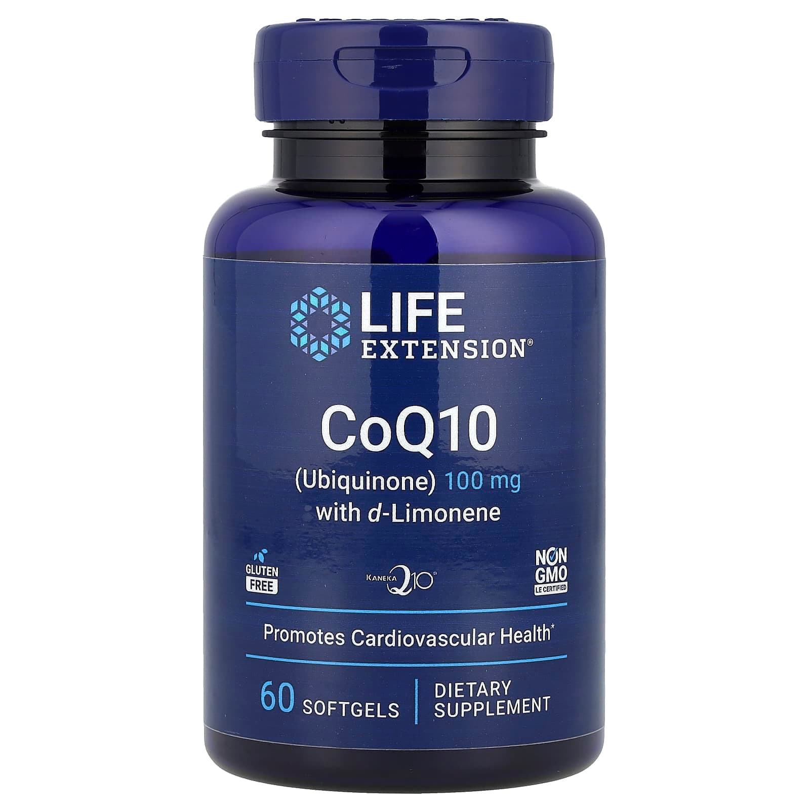 Life Extension CoQ10 (Ubiquinone) with d-Limonene – 60 capsules molles de Life Extension