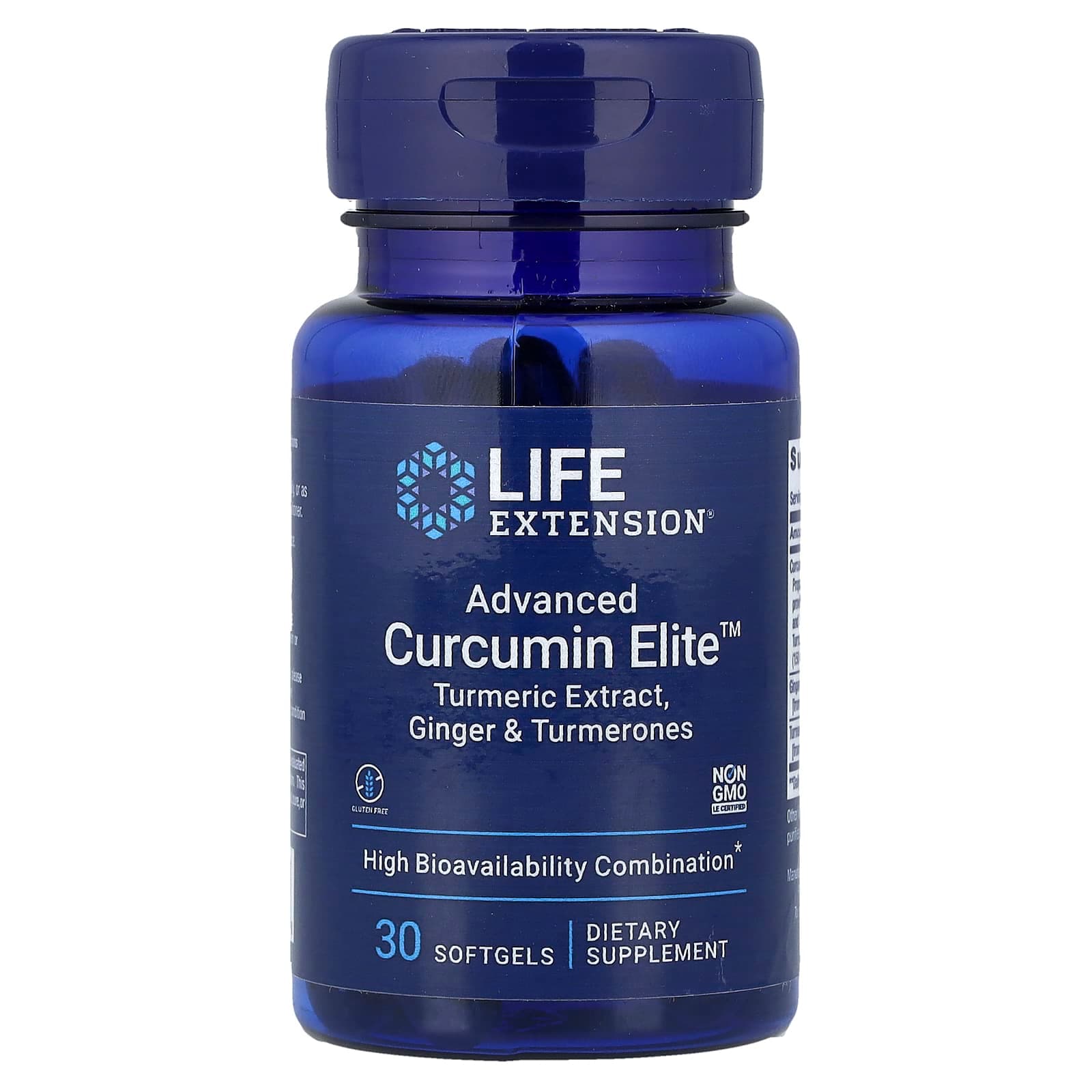 Life Extension Advanced Curcumin Elite, Turmeric Extract, Ginger & Turmerones – 30 capsules molles de Life Extension