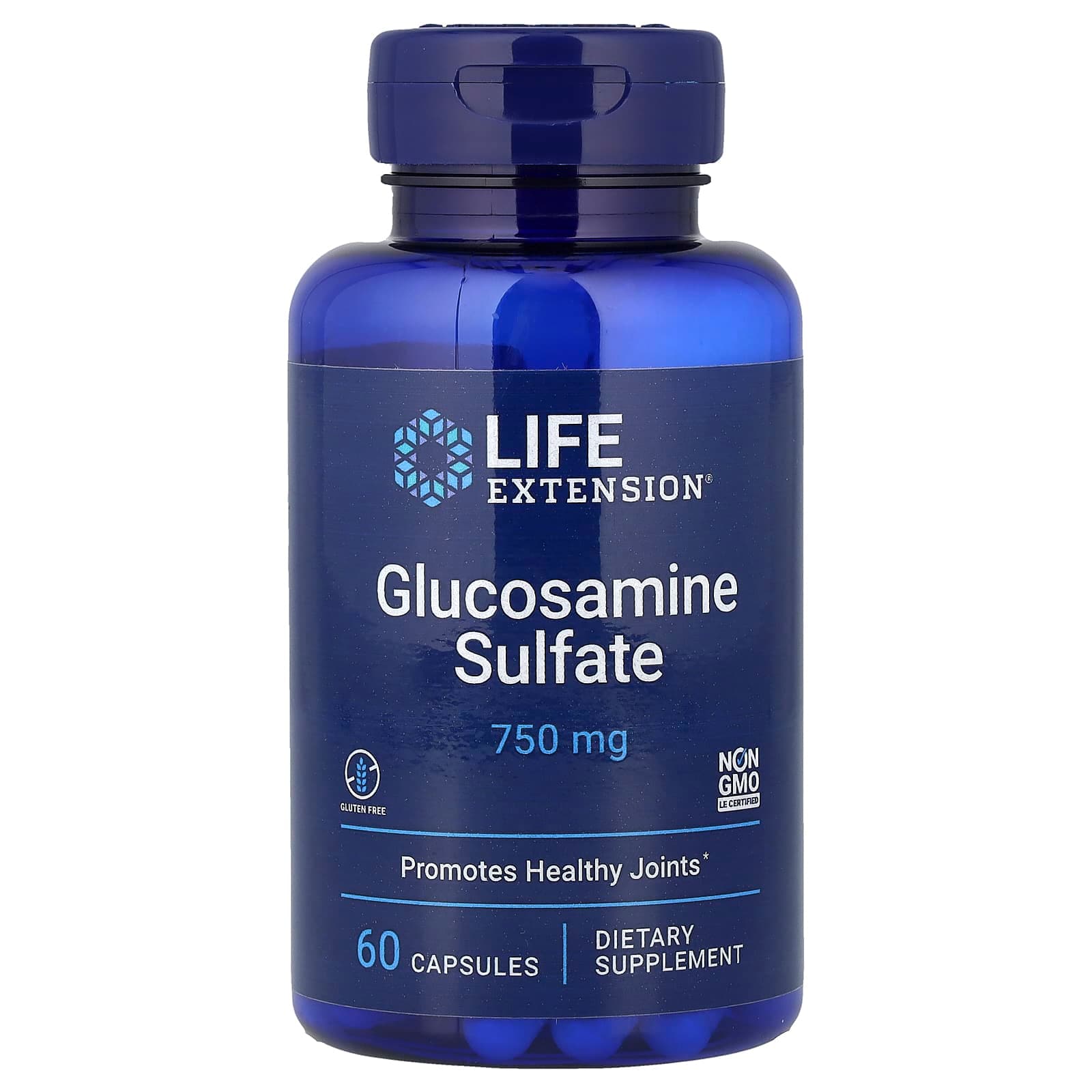 Life Extension Glucosamine Sulfate – 60 gélules de Life Extension