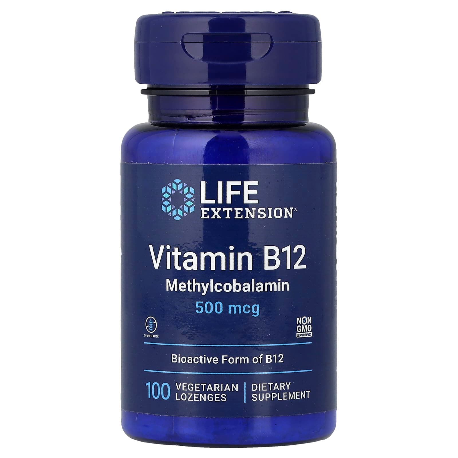Life Extension Vitamin B12, Methylcobalamin – 500 µg de Life Extension