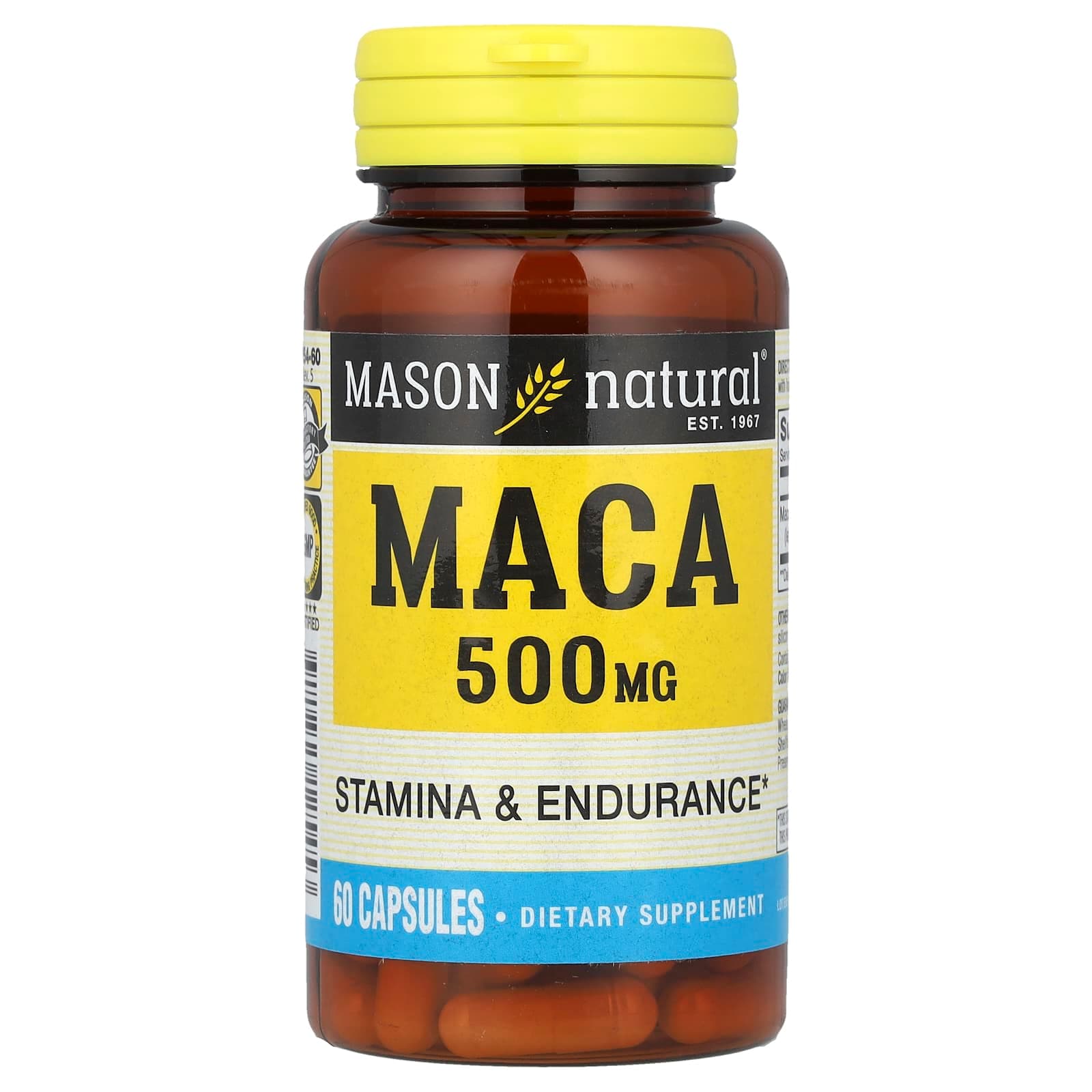 Mason Natural Maca – 60 gélules de Mason Natural