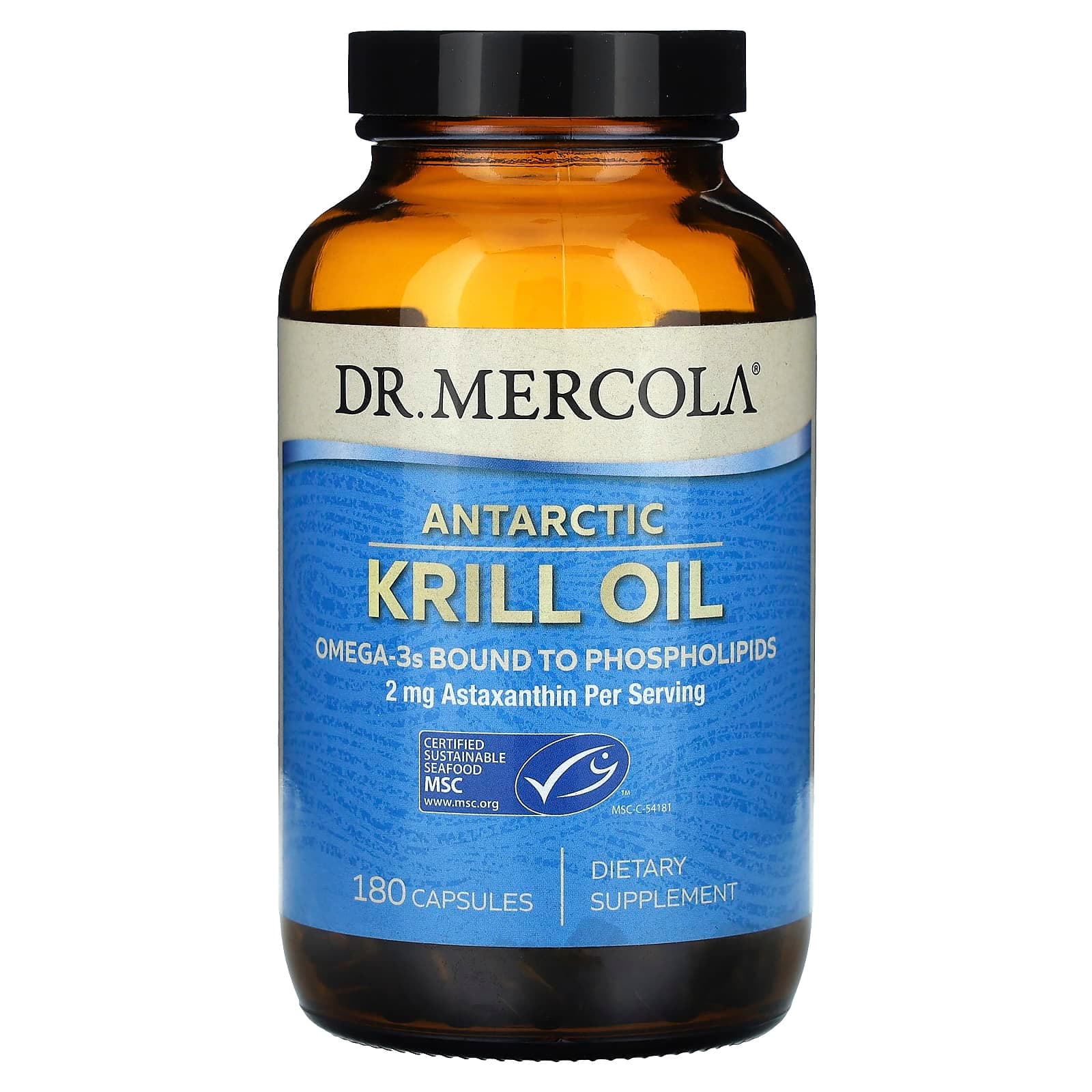 Dr. Mercola Antarctic Krill Oil – 180 gélules de Dr. Mercola