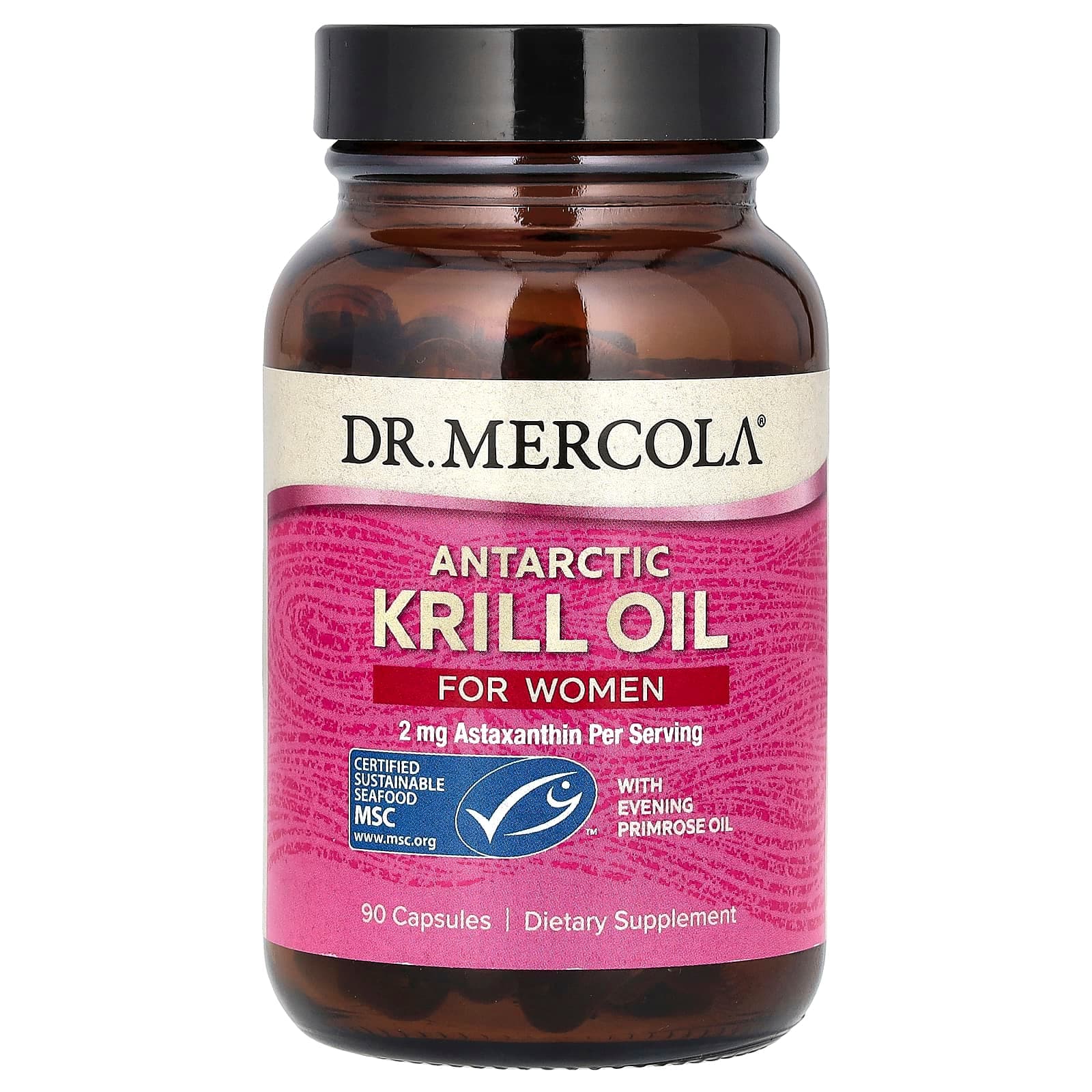 Dr. Mercola Antarctic Krill Oil for Women – 90 gélules de Dr. Mercola