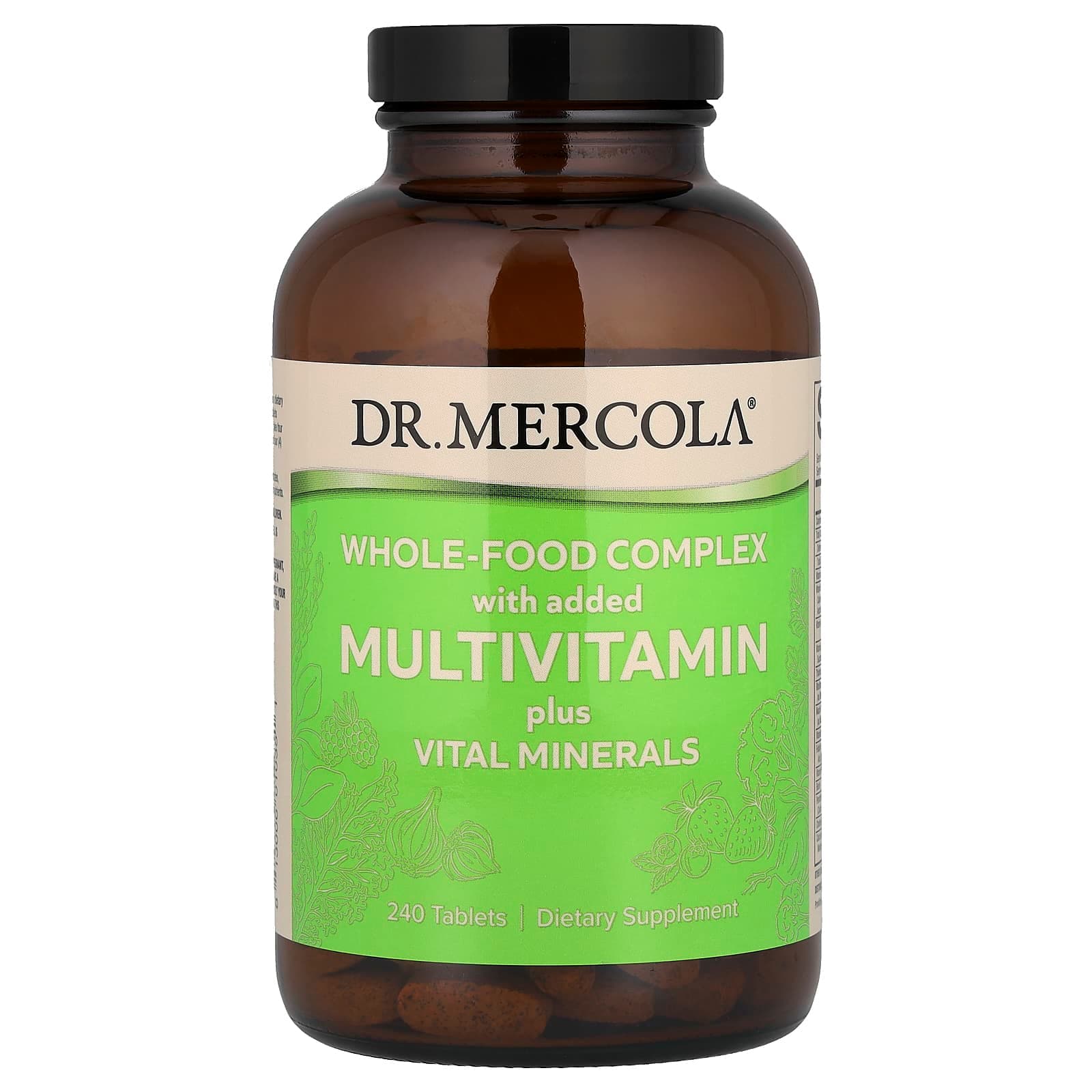 Dr. Mercola Whole-Food Complex With Added Multivitamin Plus Vital Minerals – 240 comprimés de Dr. Mercola