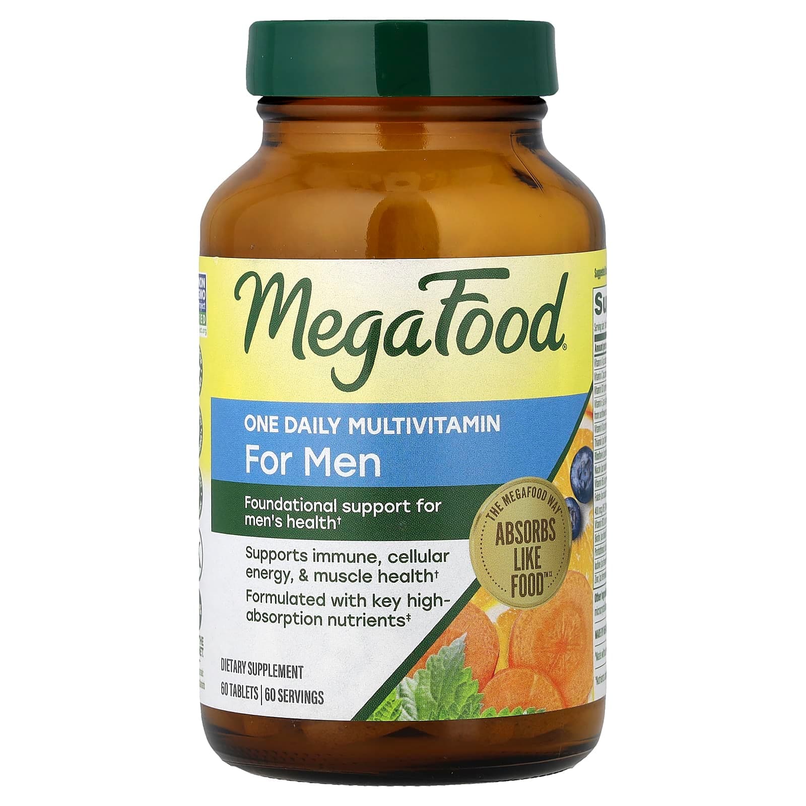 MegaFood One Daily Multivitamin For Men – 60 comprimés de MegaFood