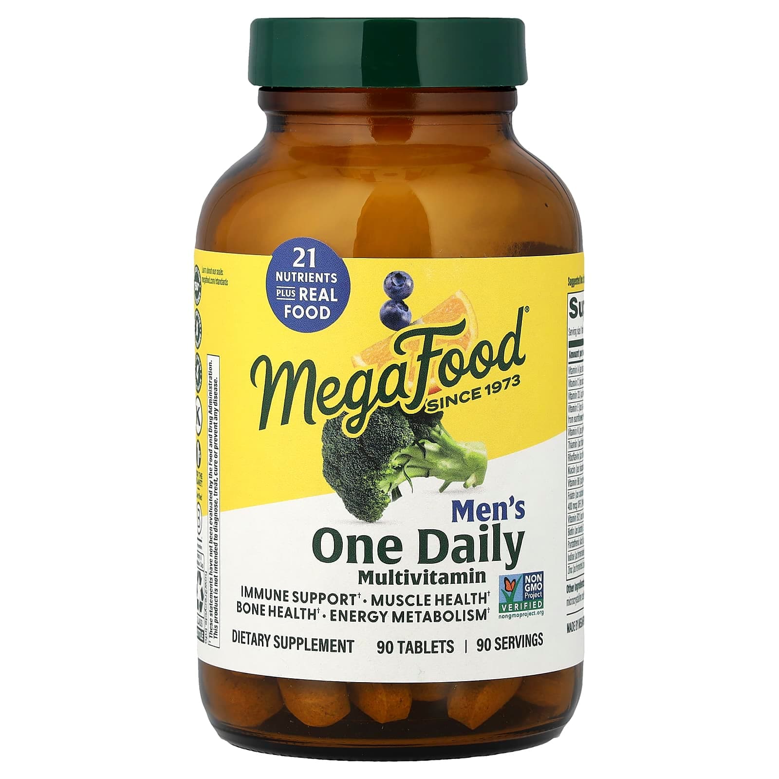 MegaFood Men's One Daily Multivitamin – 90 comprimés de MegaFood