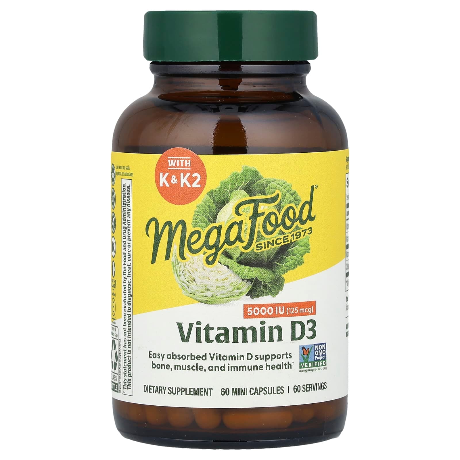 MegaFood Vitamin D3 – 125 µg de MegaFood