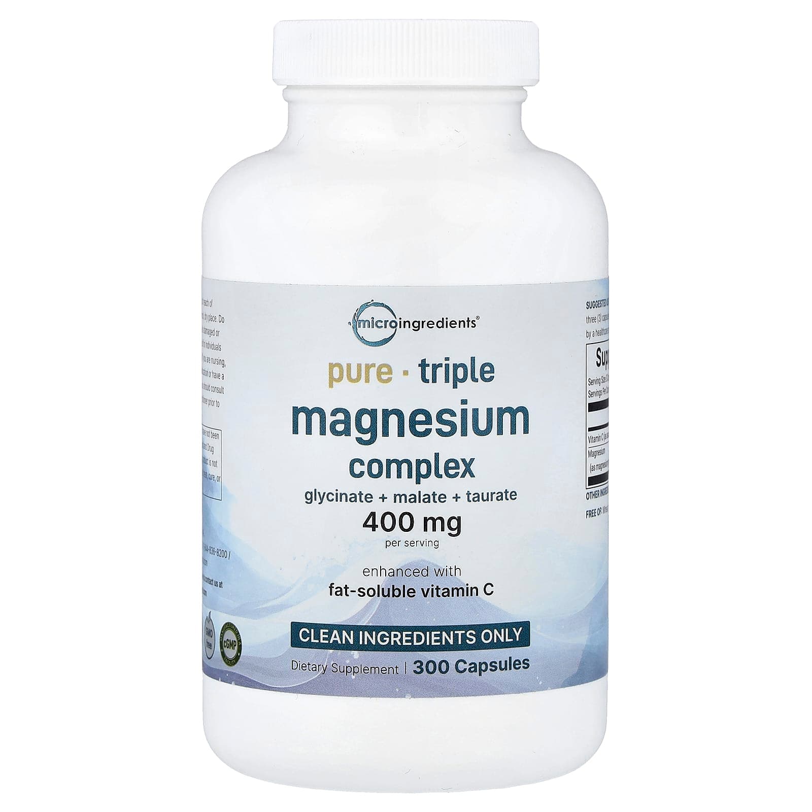 Micro Ingredients Triple Magnesium Complex – 300 gélules de Micro Ingredients