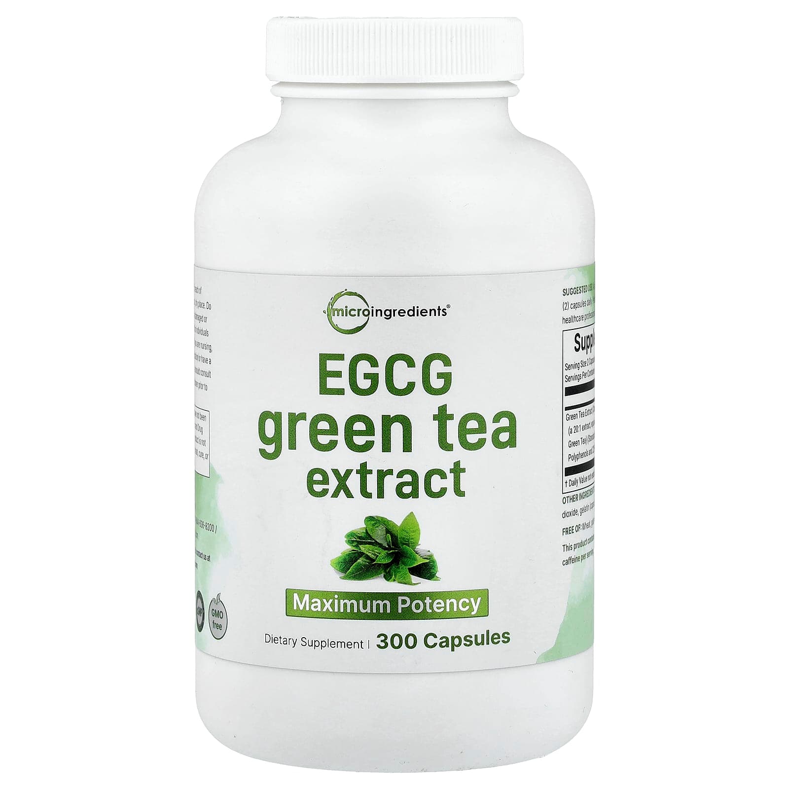 Micro Ingredients EGCG Green Tea Extract – 300 gélules de Micro Ingredients