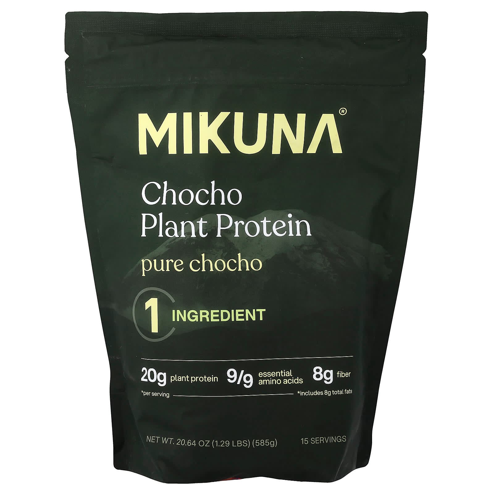 MIKUNA Chocho Plant Protein Powder, Pure Chocho – 585 g de MIKUNA
