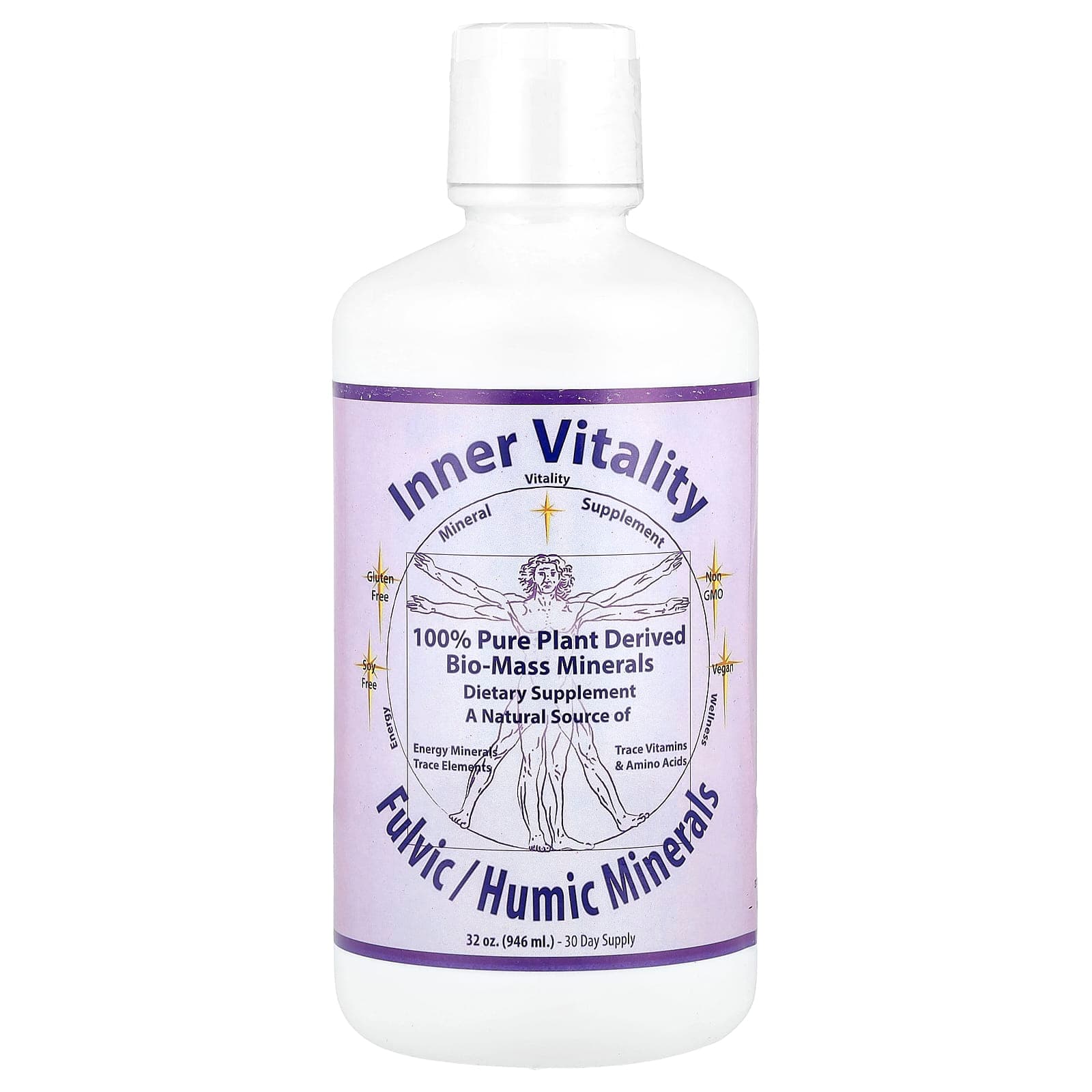 Morningstar Minerals Inner Vitality, Fulvic/Humic Minerals – 946 ml de Morningstar Minerals