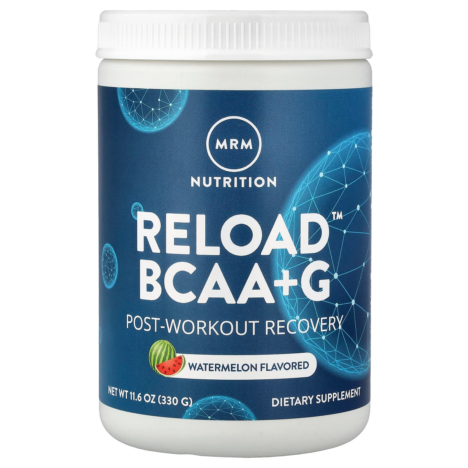 MRM Nutrition Reload BCAA+G, Post-Workout Recovery – Watermelon – 330 g de MRM Nutrition