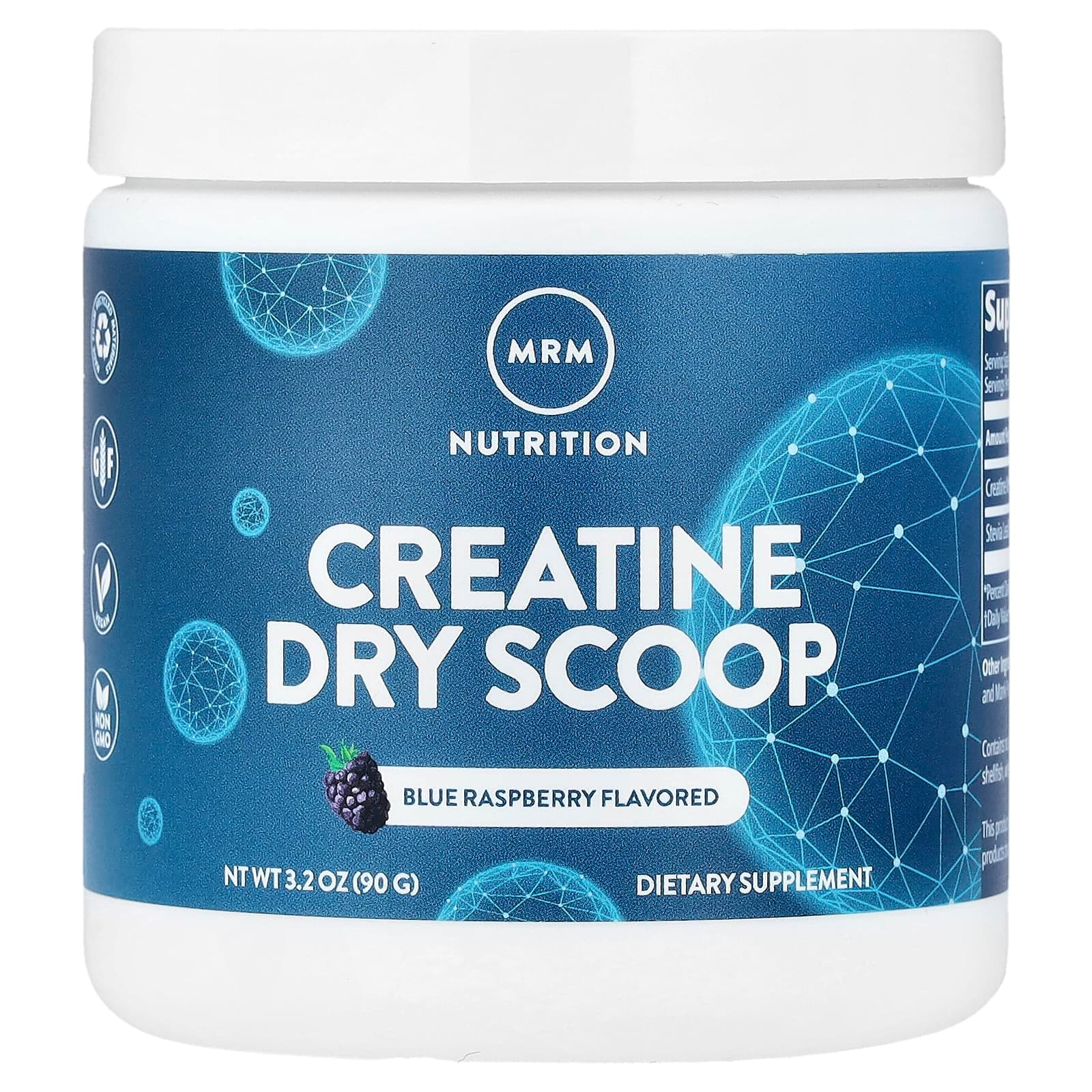MRM Nutrition Creatine Dry Scoop – Blue Raspberry – 90 g de MRM Nutrition